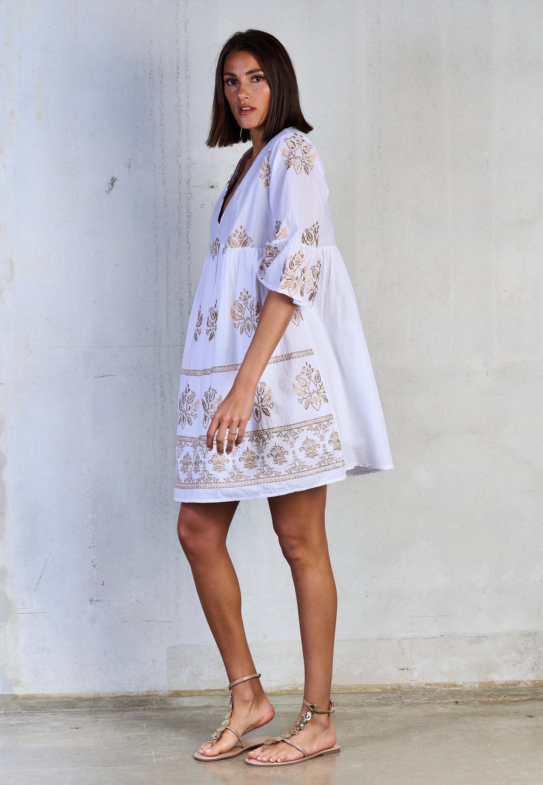 GOLDEN BLOOM DRESS