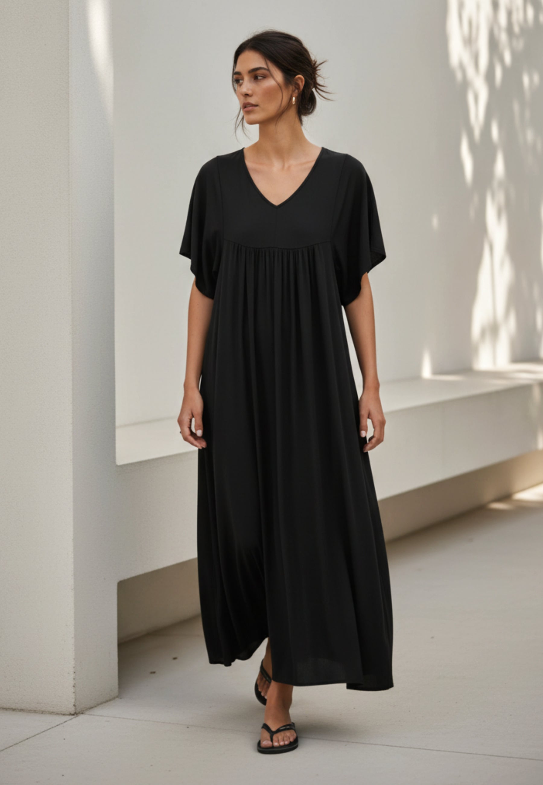 Maxikleid SOFT LINE aus Viskose