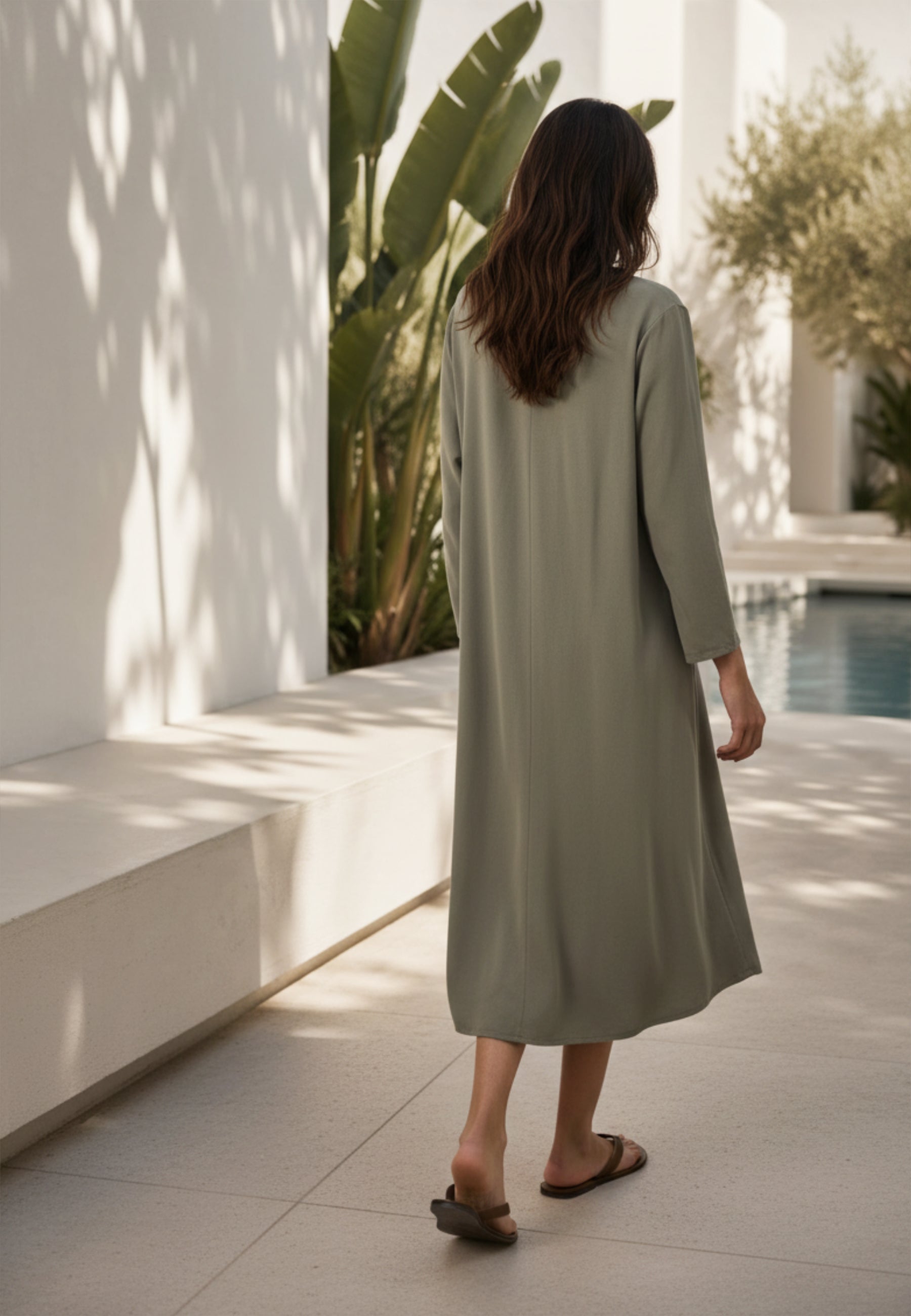 Midikleid MODERN MUSE aus Viskose