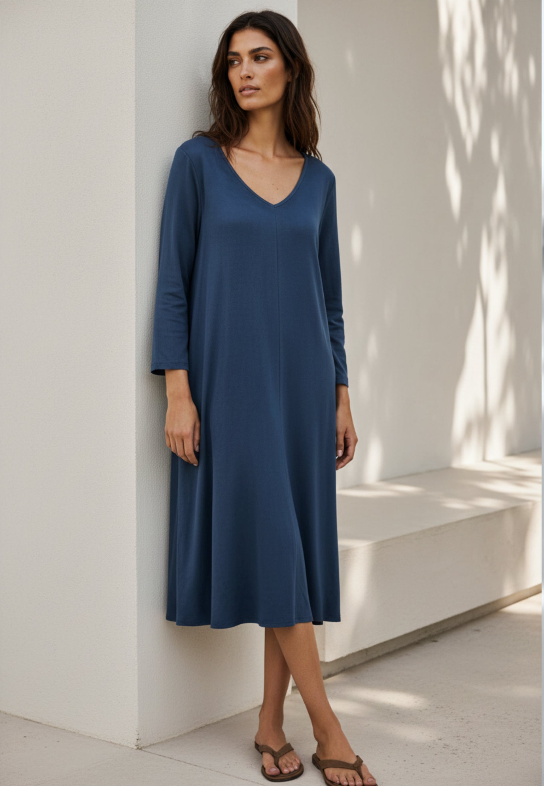 Midikleid MODERN MUSE aus Viskose