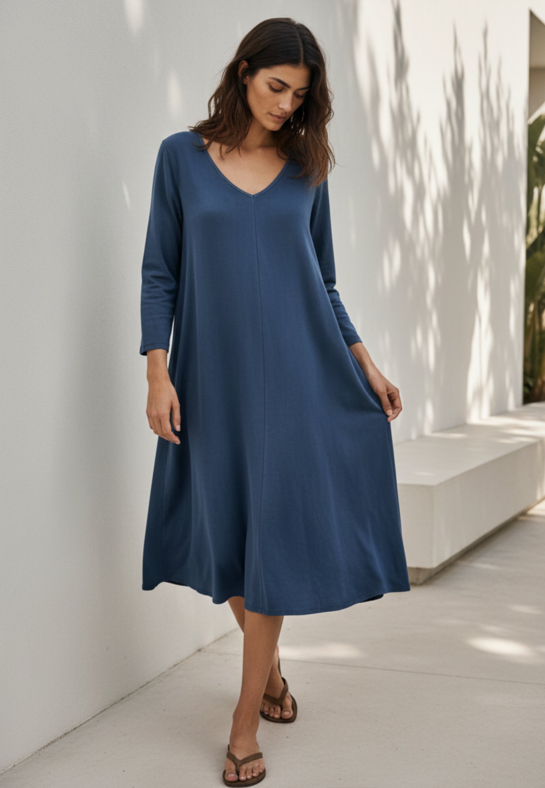 Midikleid MODERN MUSE aus Viskose