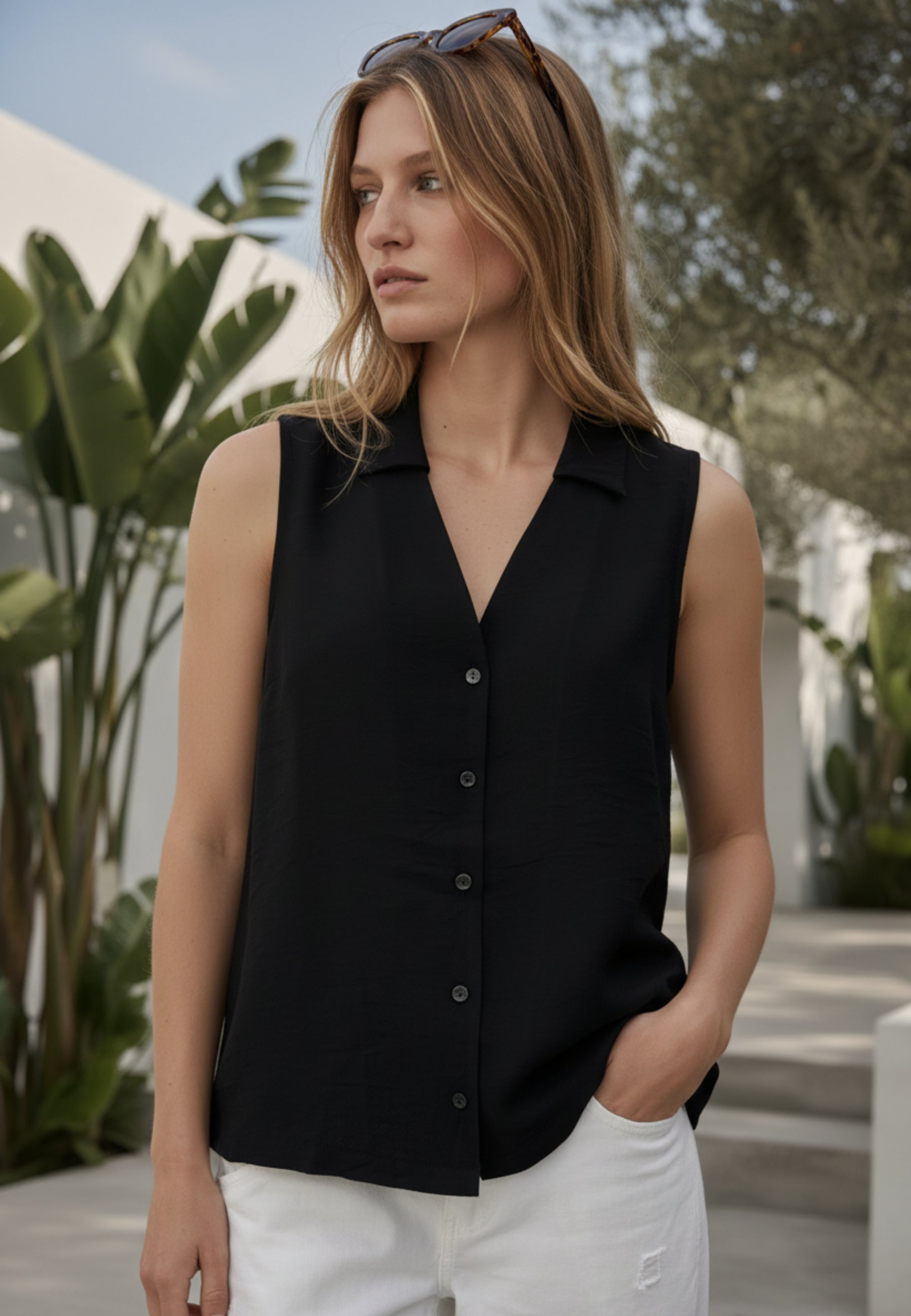 Bluse EASY FLOW aus reiner Viskose