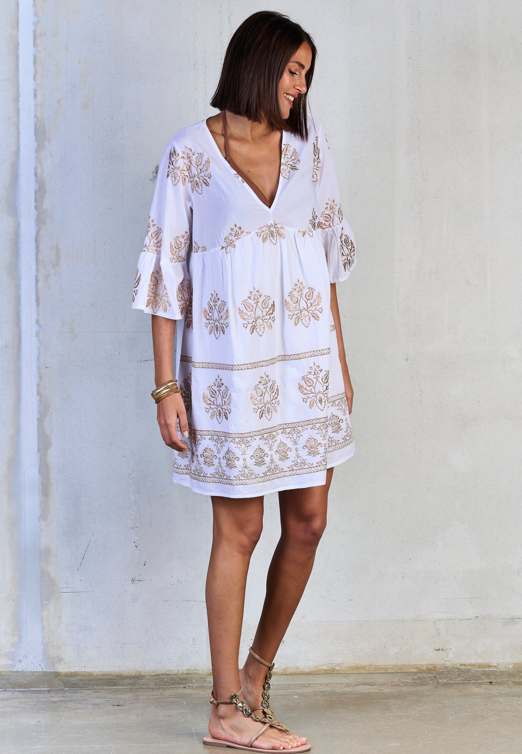 GOLDEN BLOOM DRESS