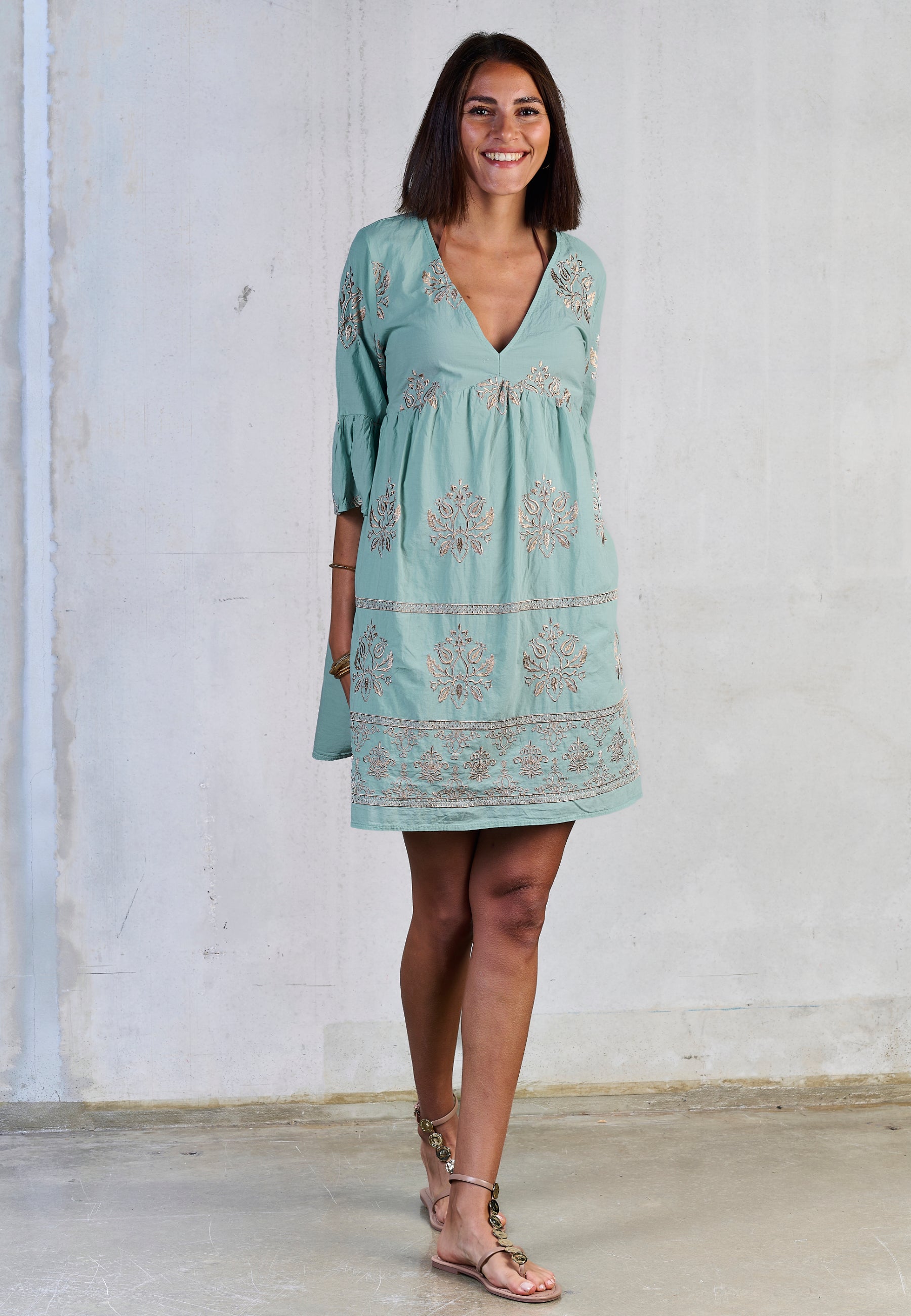 GOLDEN BLOOM DRESS