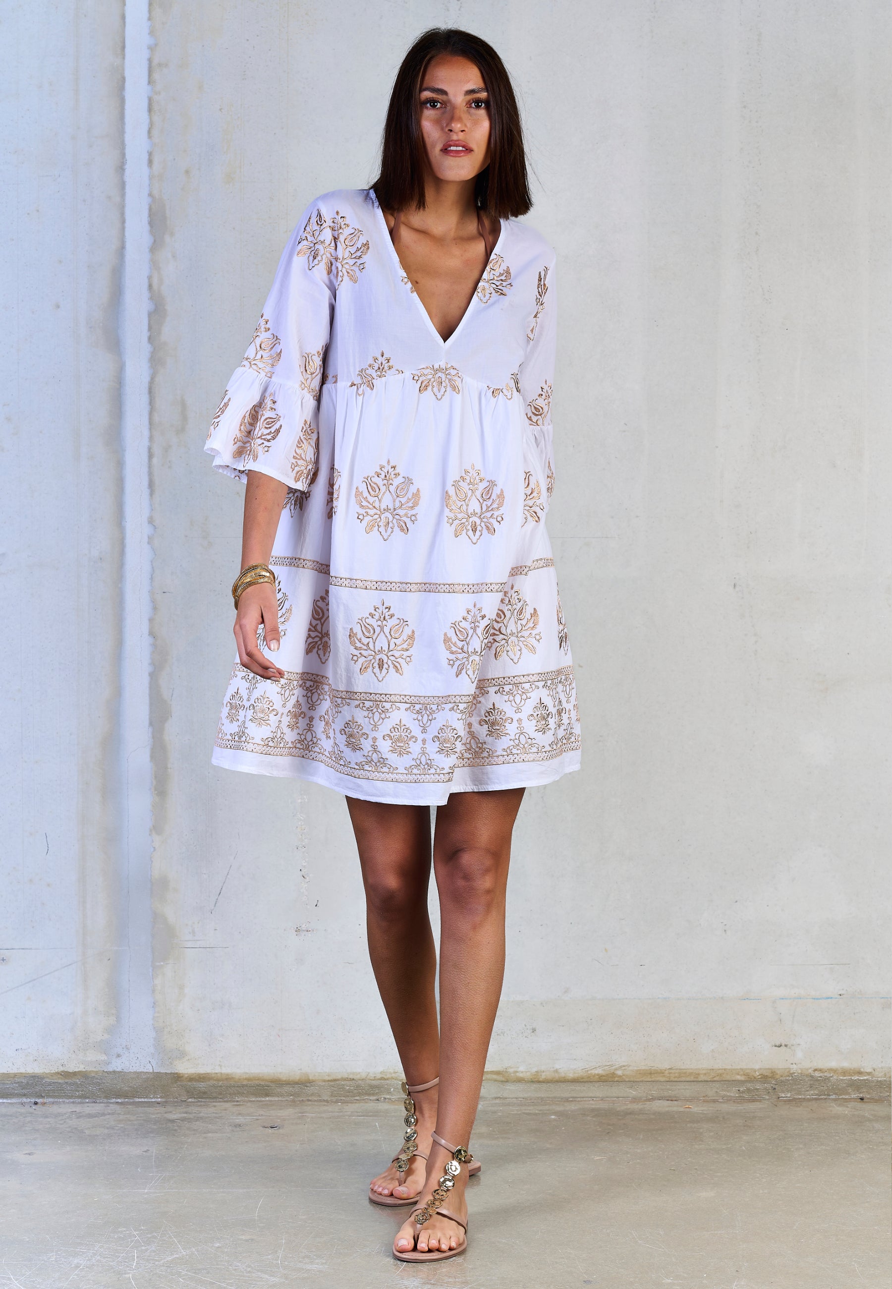 GOLDEN BLOOM DRESS