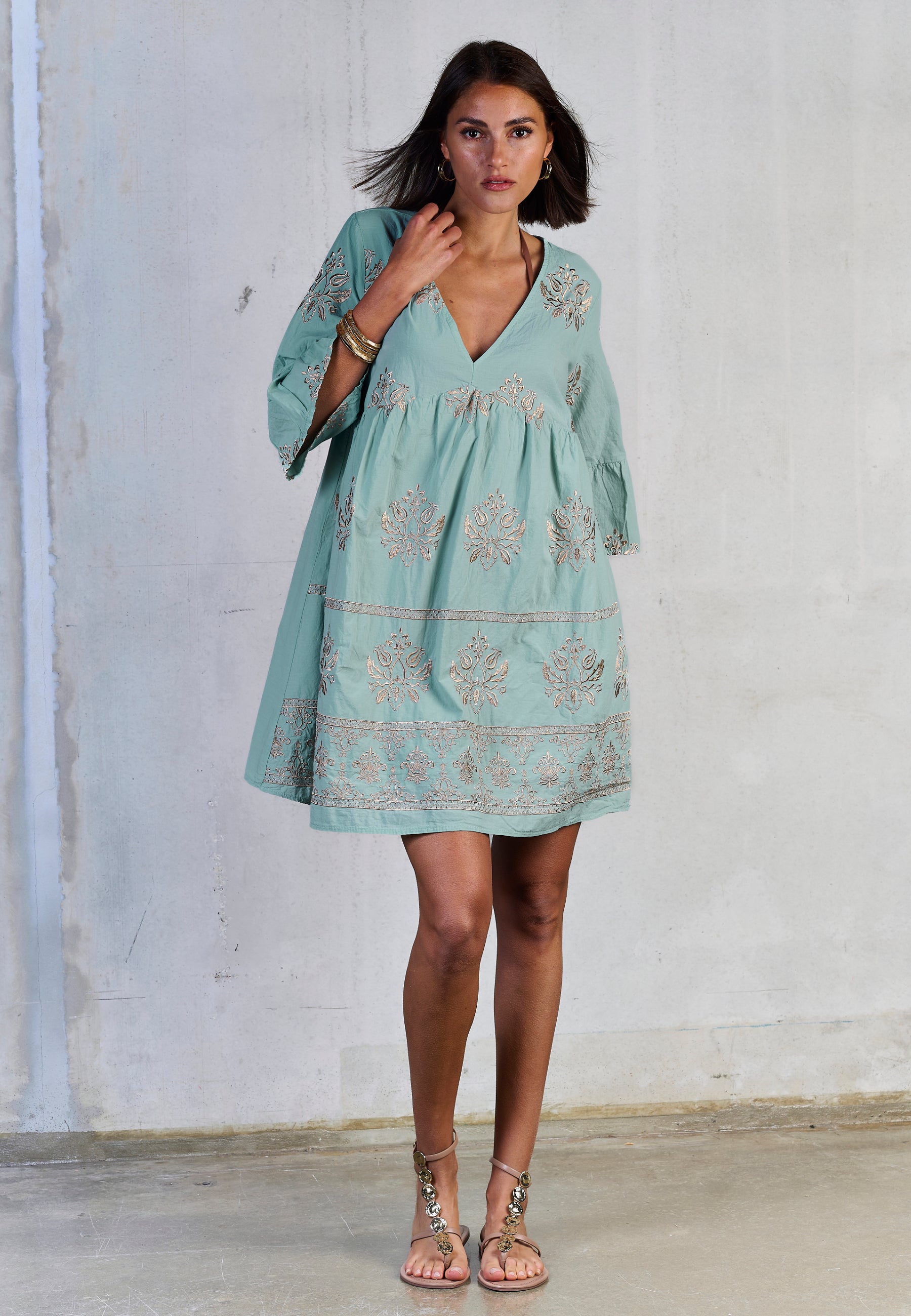 GOLDEN BLOOM DRESS