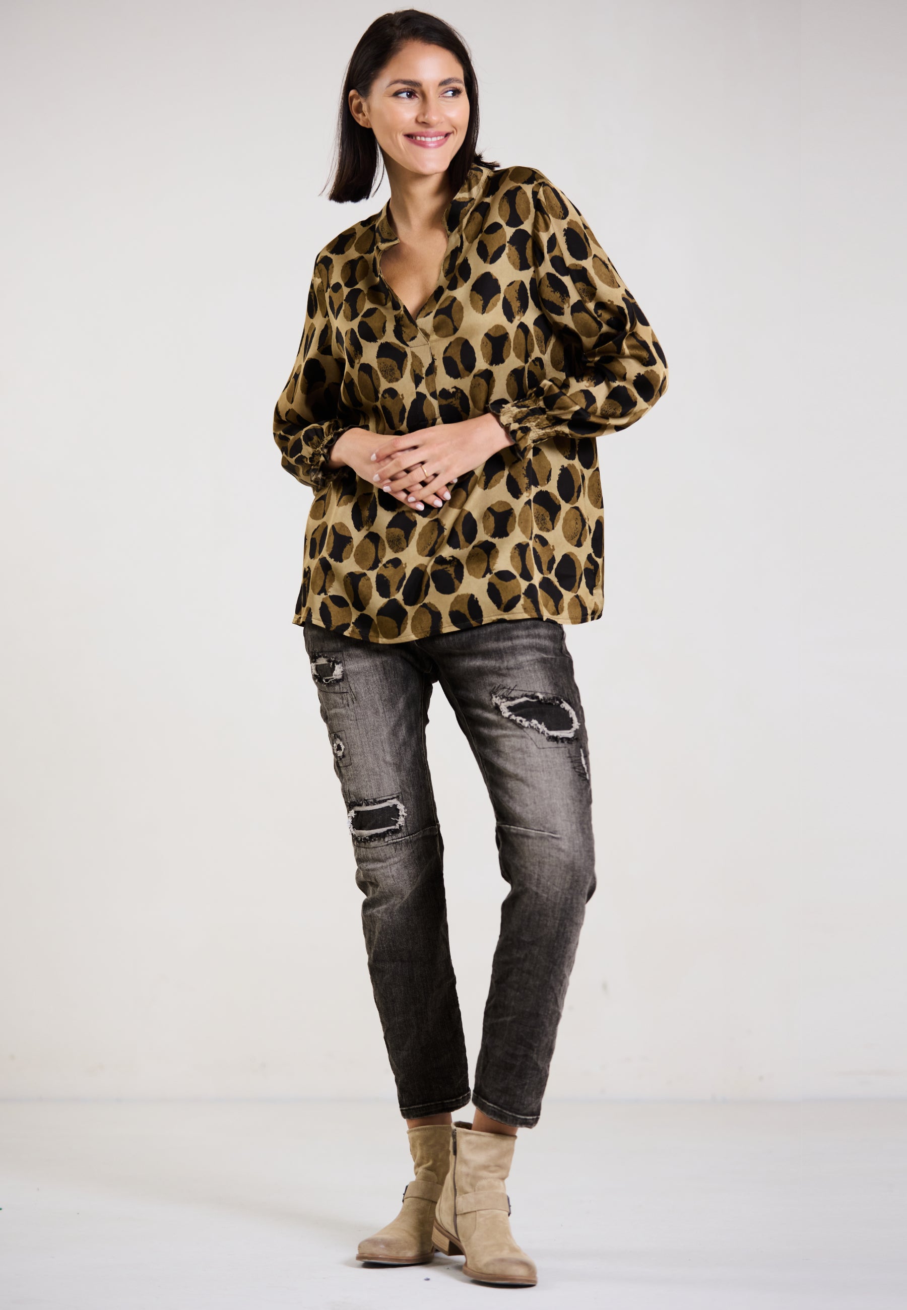 BLUSE WILD DOT