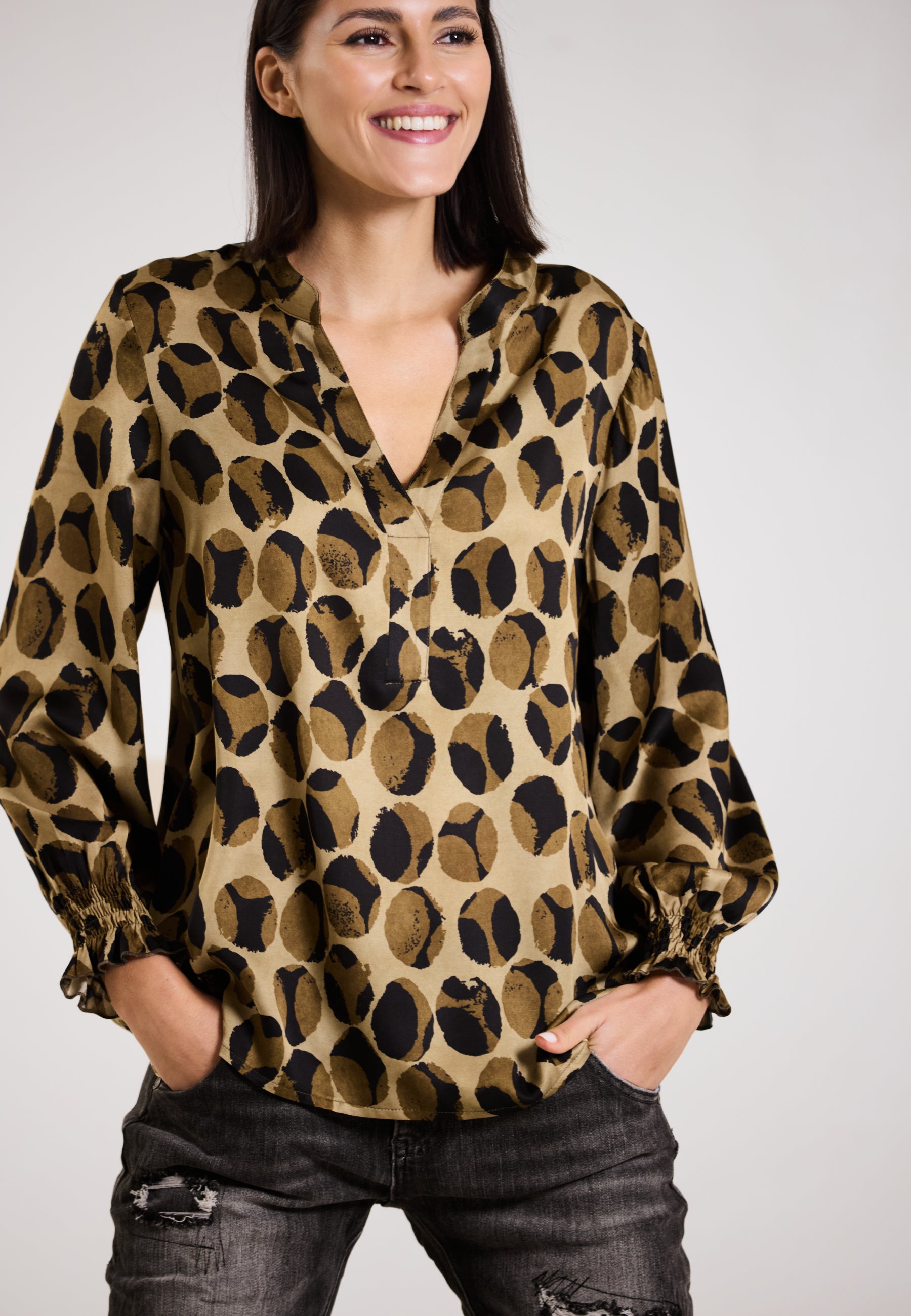 BLUSE WILD DOT