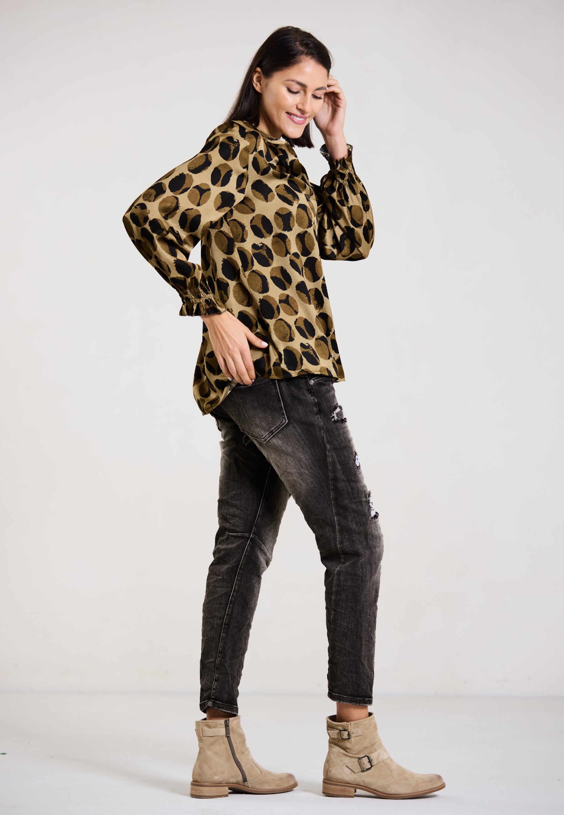 BLUSE WILD DOT