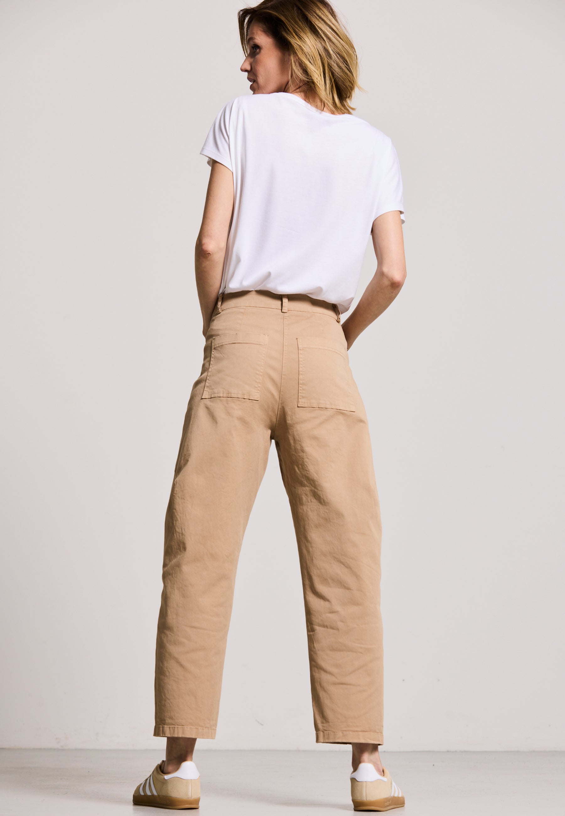 BARREL LEG PANTS