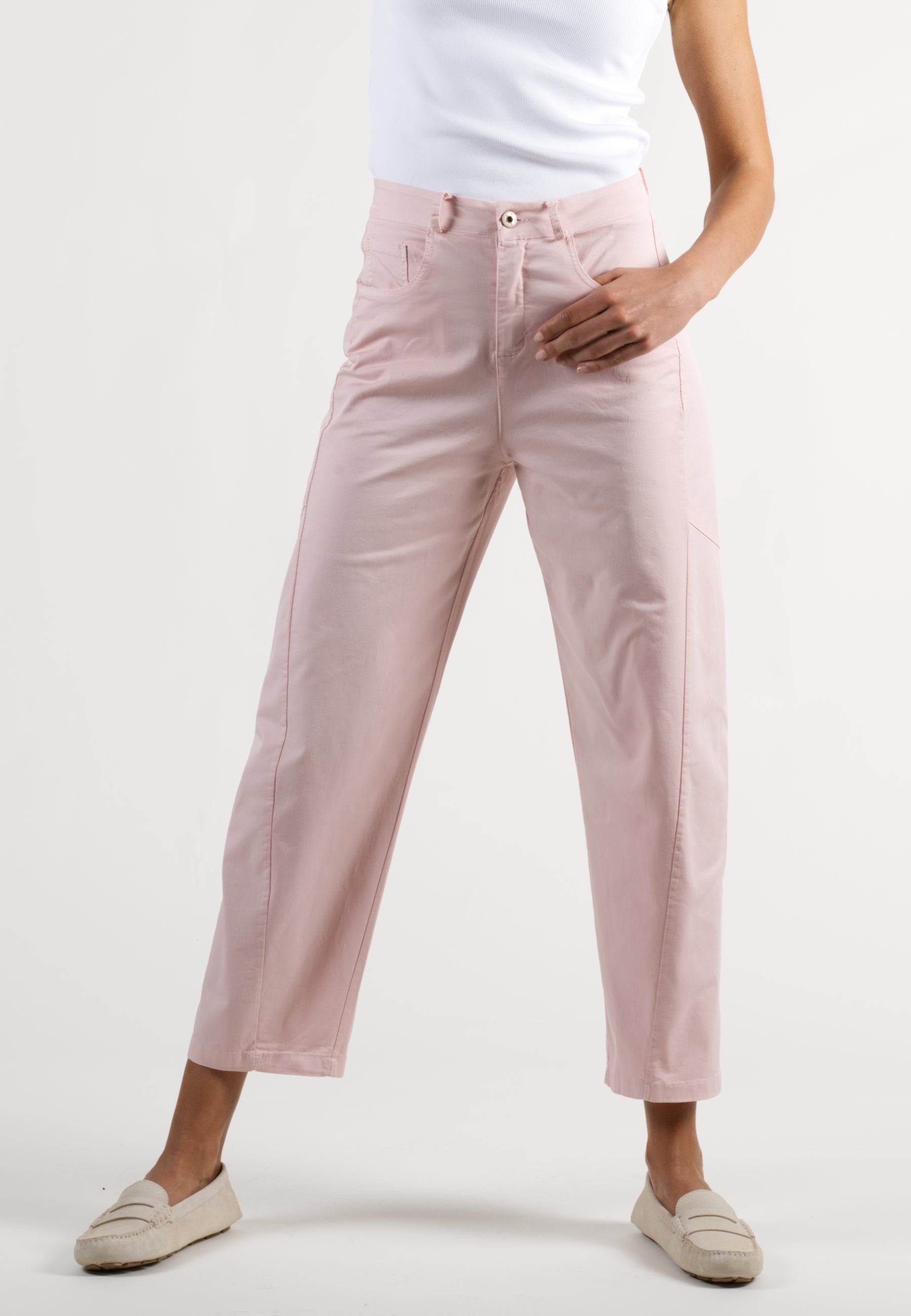 BARREL LEG PANTS