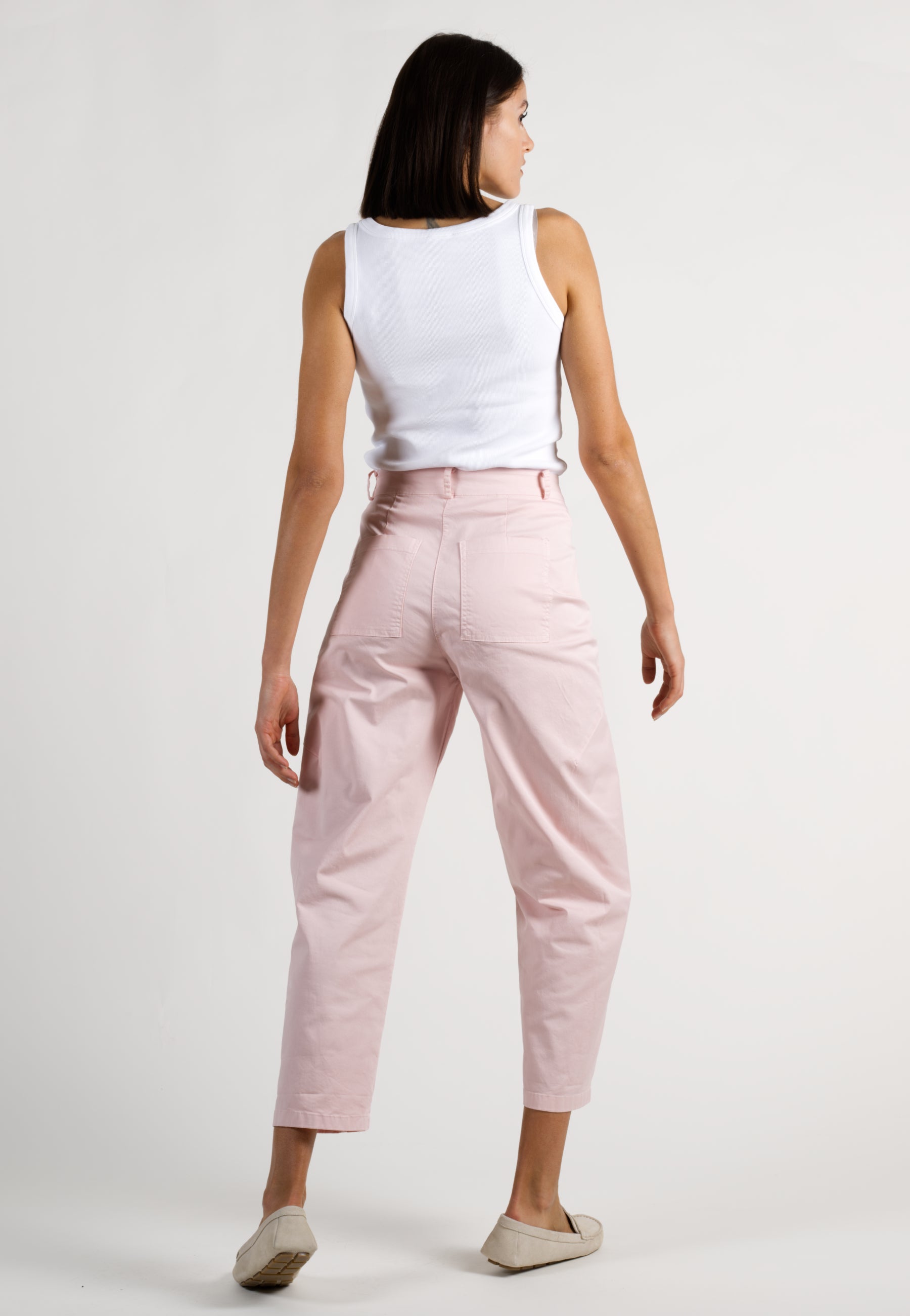 BARREL LEG PANTS