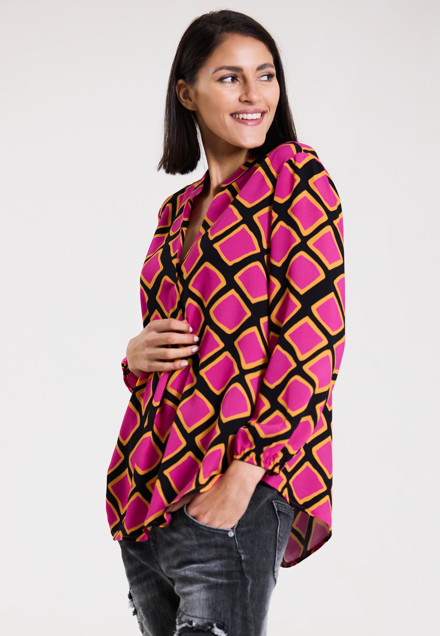 BLUSE GEO POP