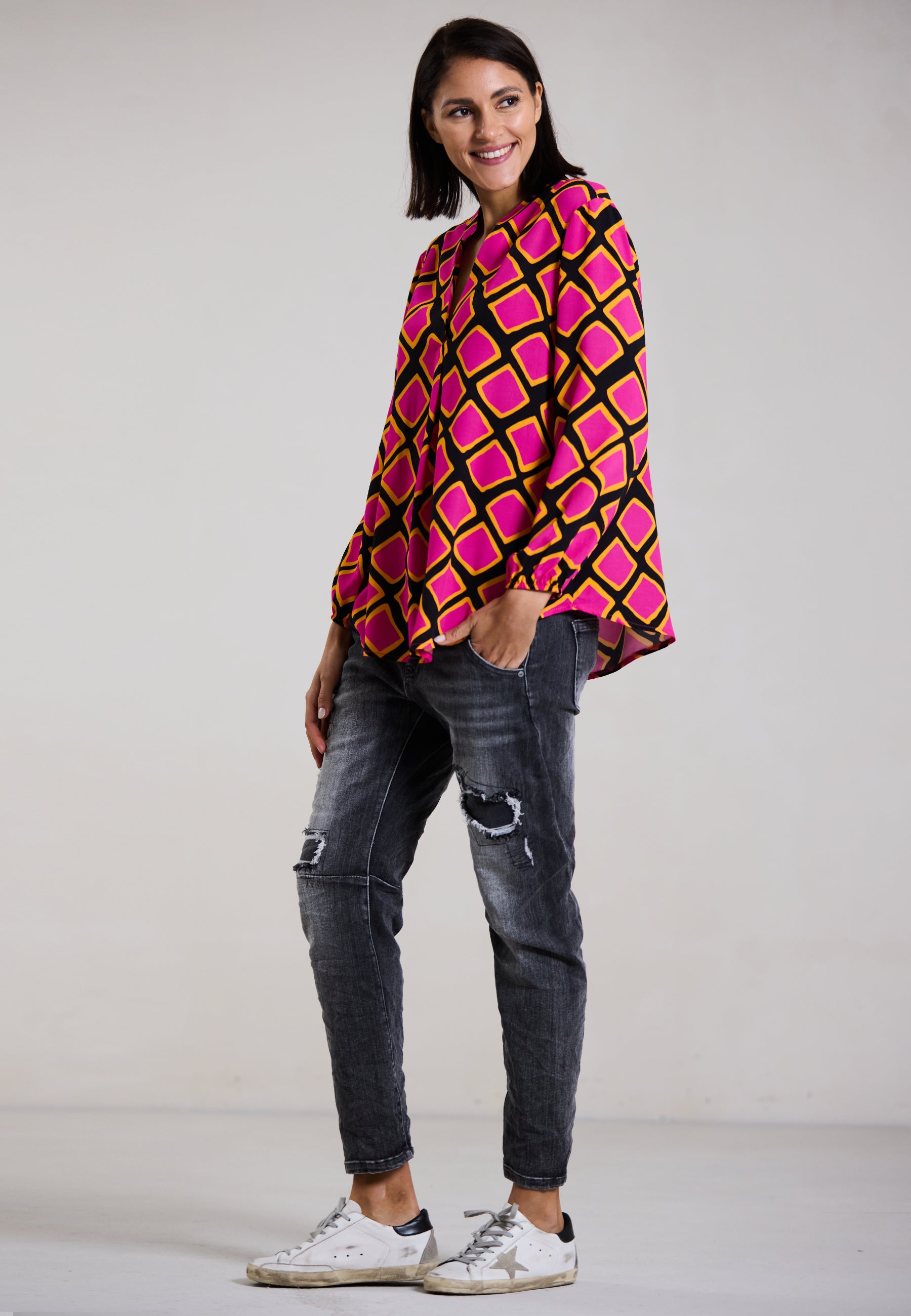 BLUSE GEO POP