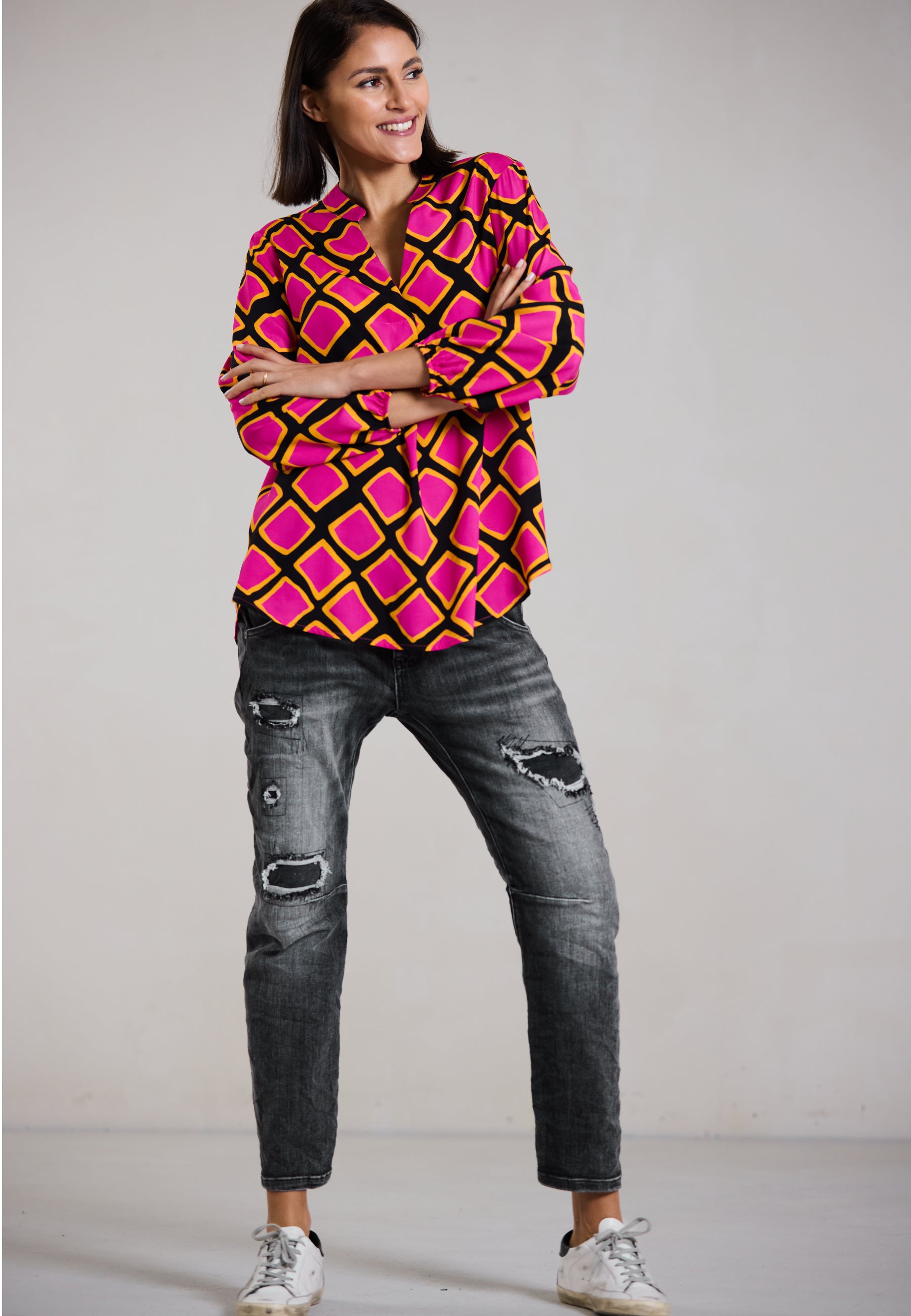 BLUSE GEO POP