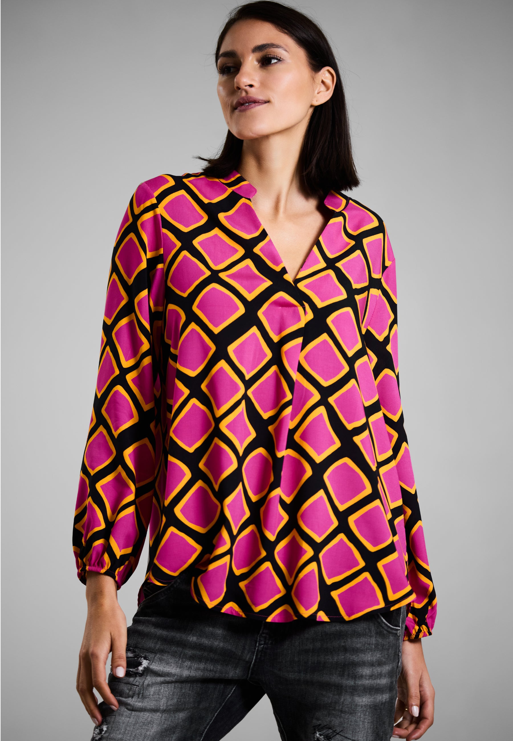BLUSE GEO POP
