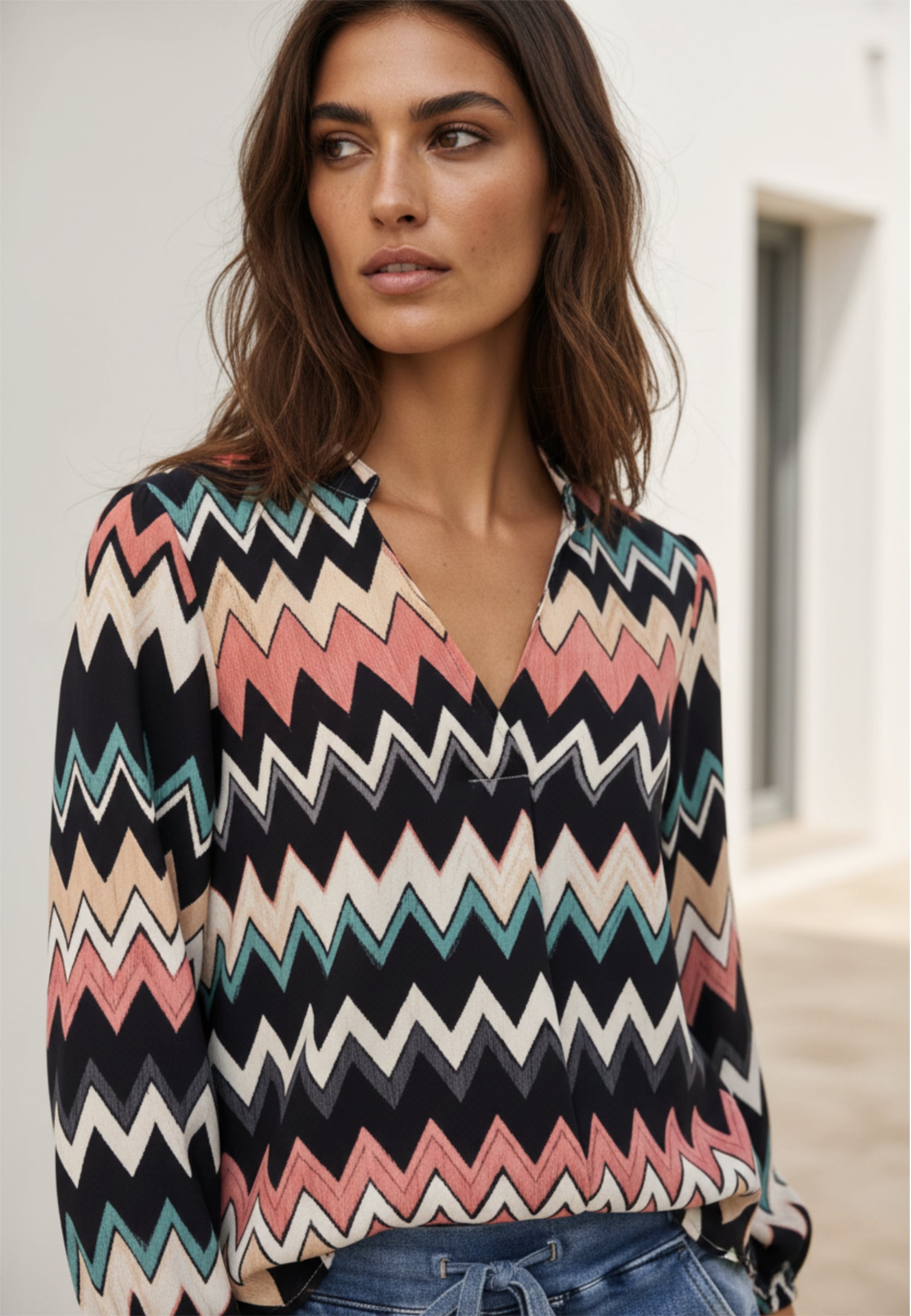 Bluse MODERN WAVE aus Viskose