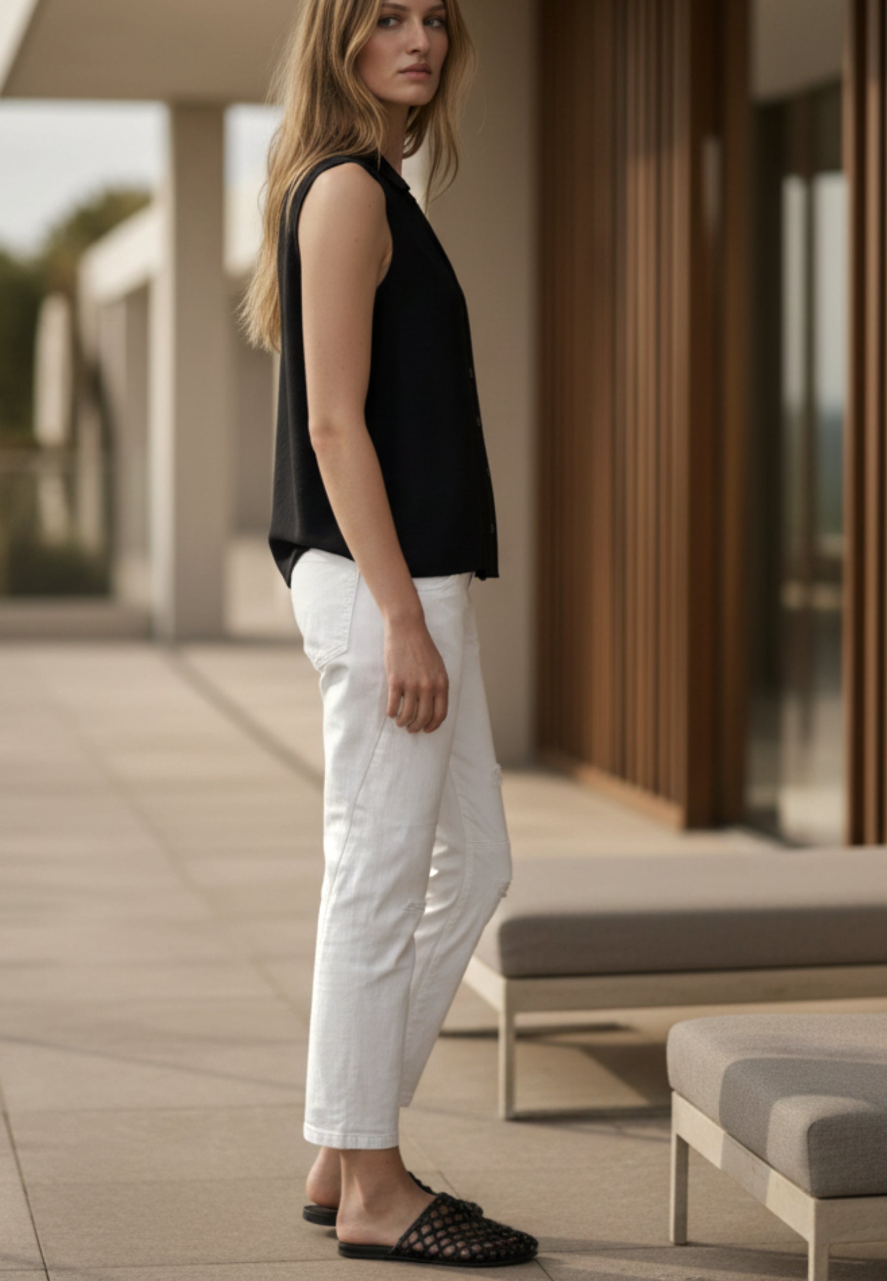 Jeans REAL COOL Boyfriend mit Stretch