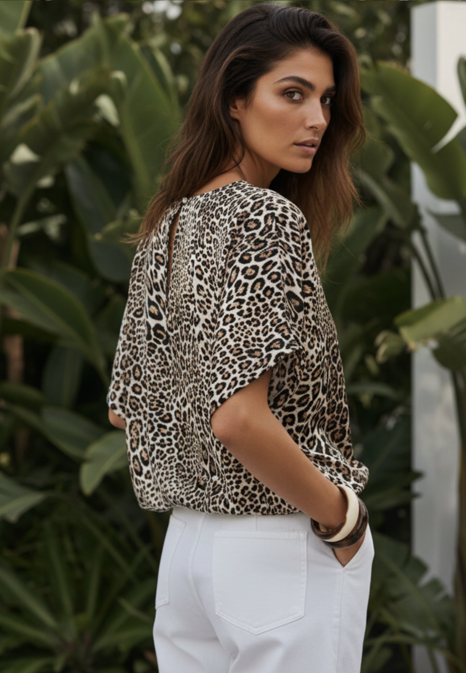 INSTINCT Blusenshirt aus Viskose Satin