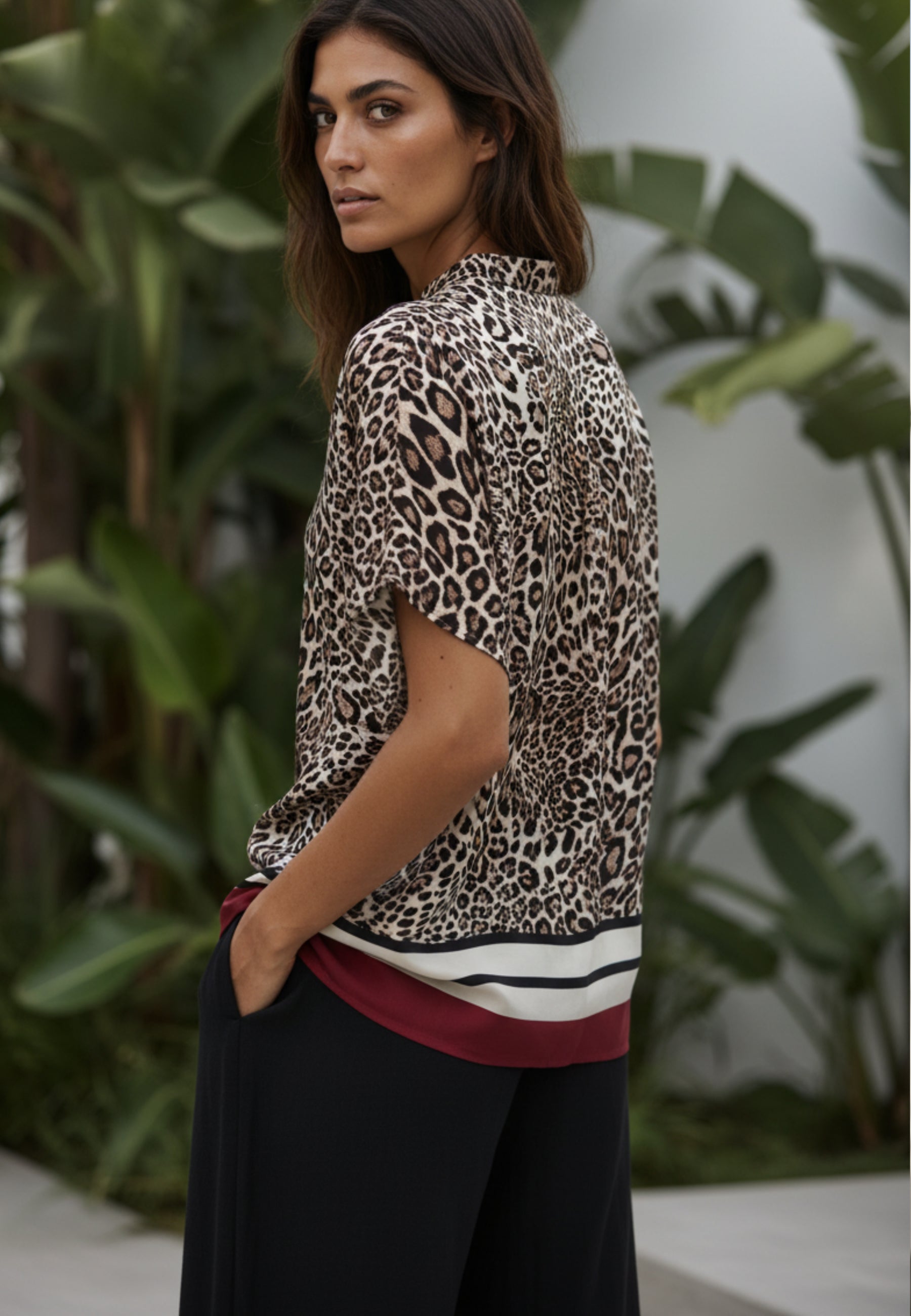 Bluse ALLURE aus Viskose Satin