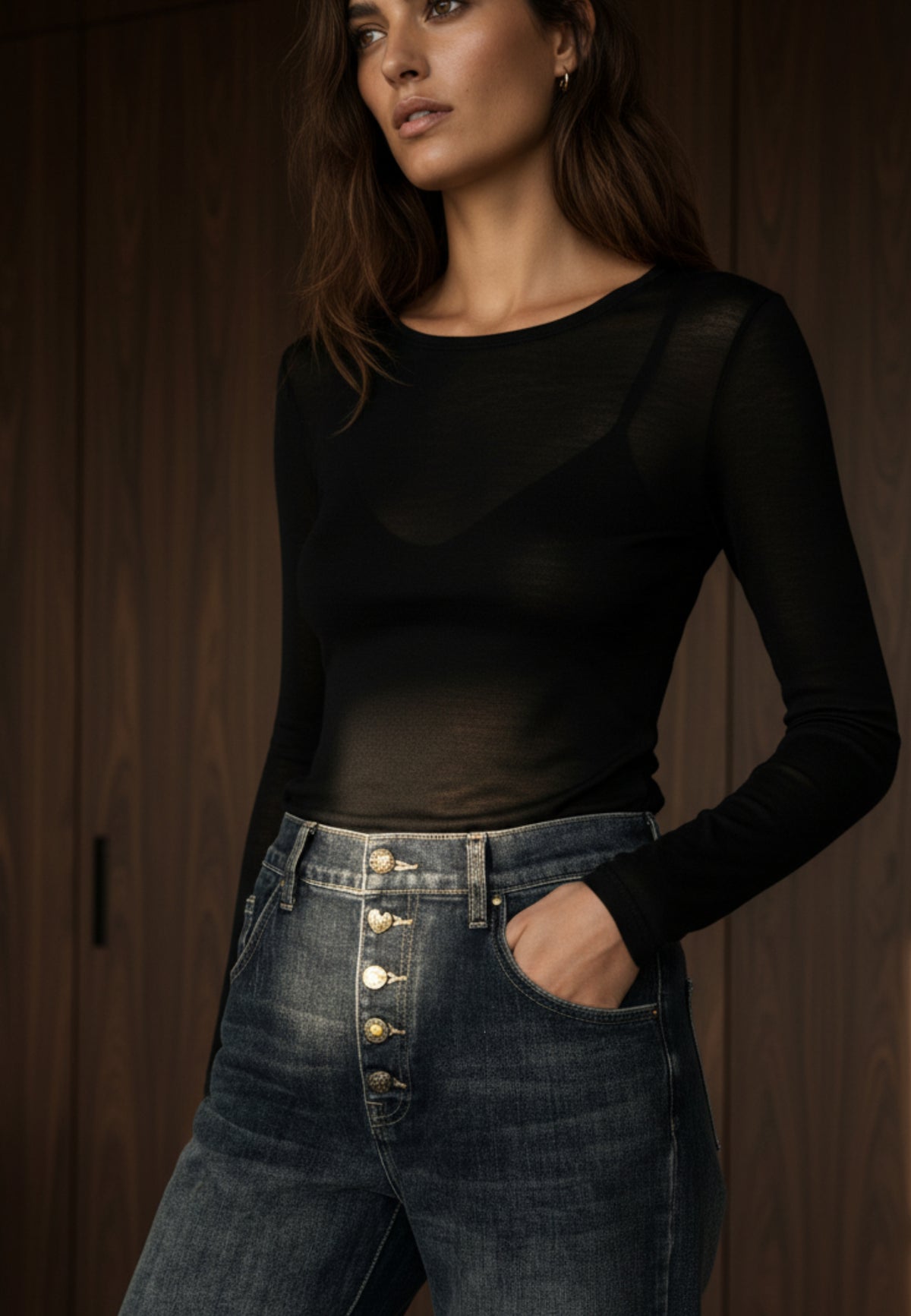 Jeans DARK DESIRE aus elastischem Denim