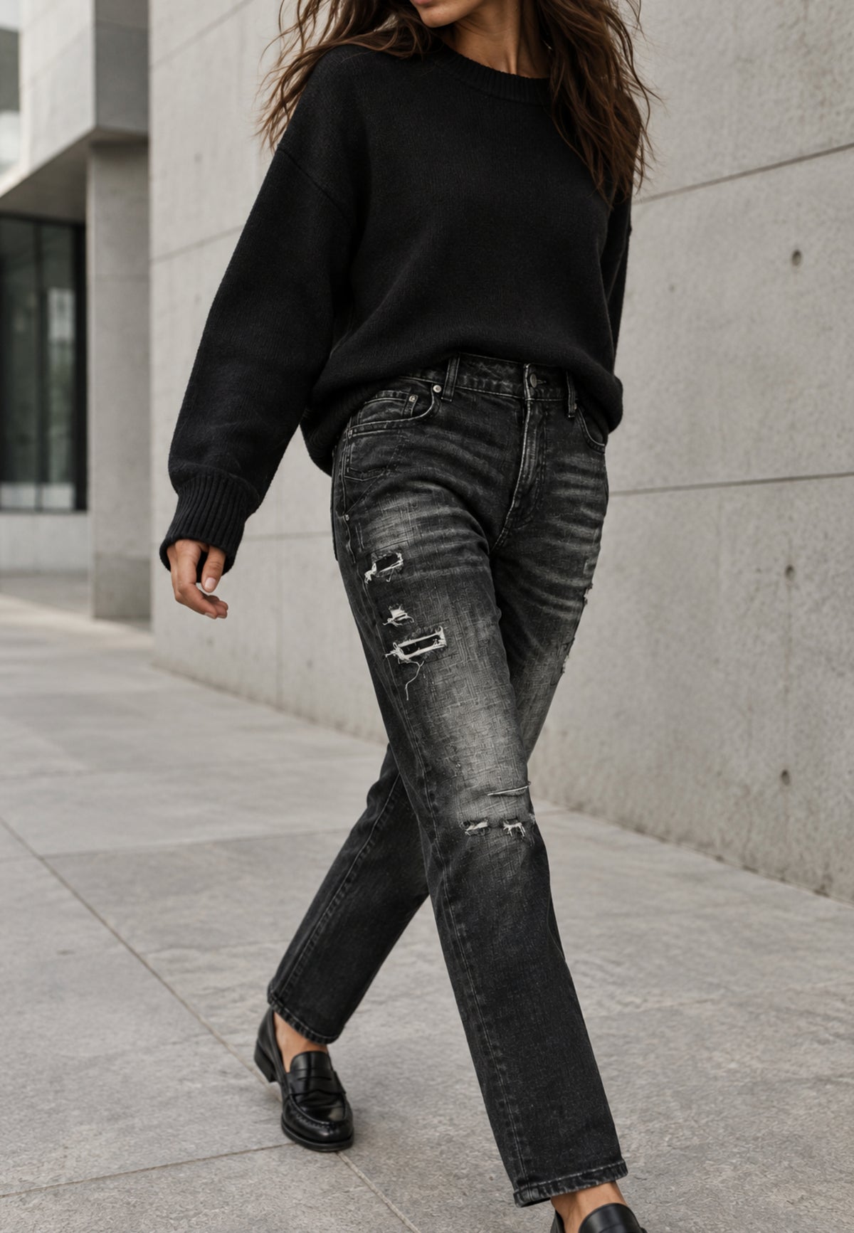 Jeans BLACK REBEL aus elastischem Denim