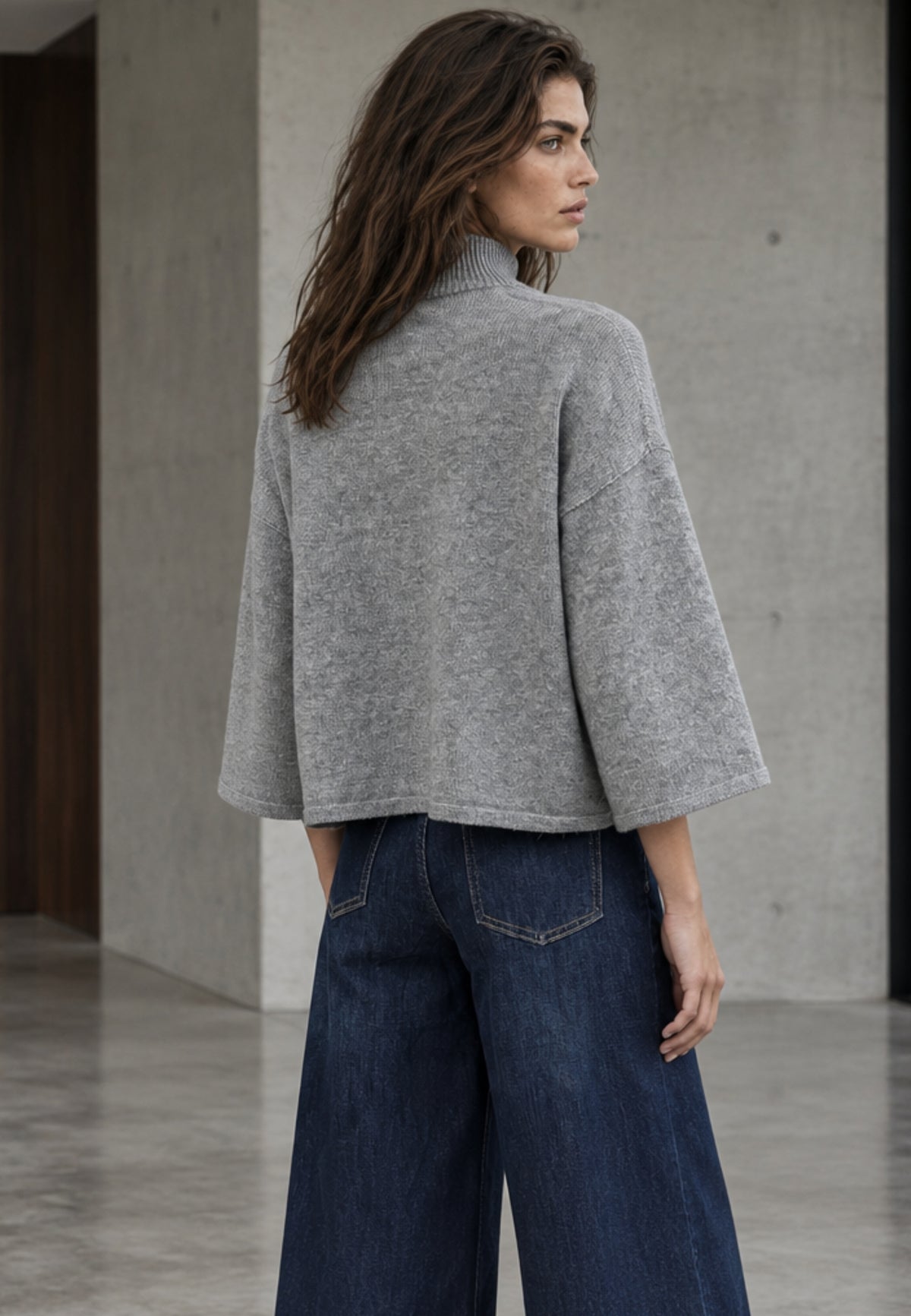 Strickpullover SOFT SHAPE aus Viskose-Mix