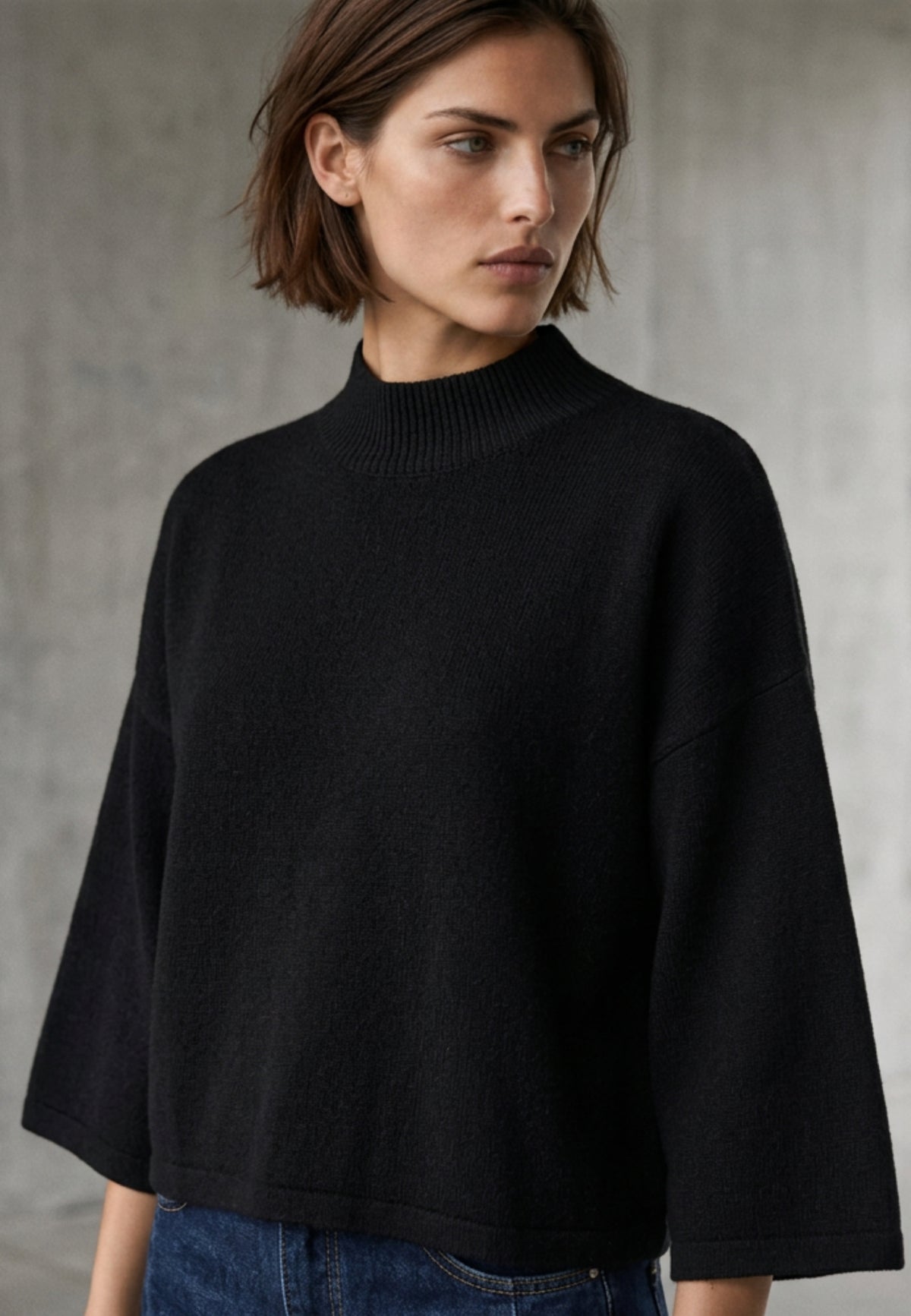 Strickpullover SOFT SHAPE aus Viskose-Mix
