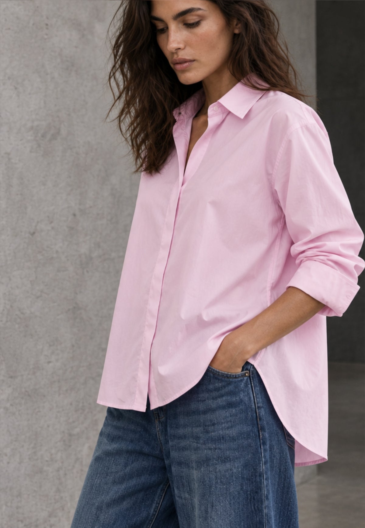 Popelinebluse ESSENTIAL aus reiner Baumwolle