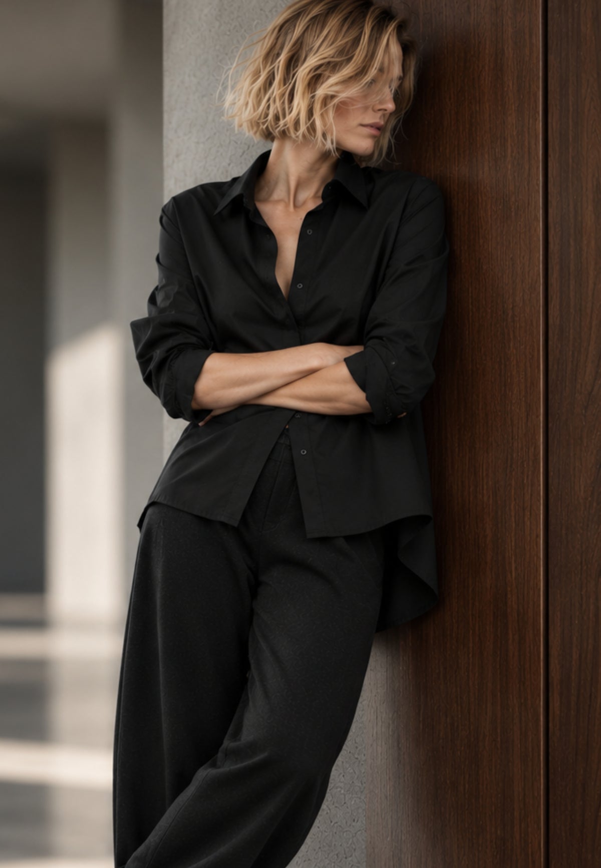 Popelinebluse ESSENTIAL aus reiner Baumwolle