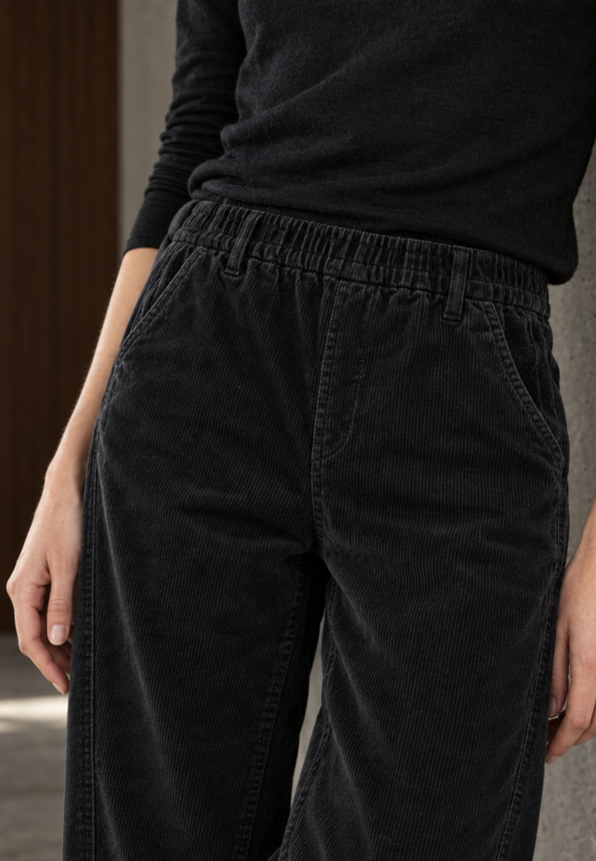Cordhose SOFT BARREL aus Baumwoll-Stretch