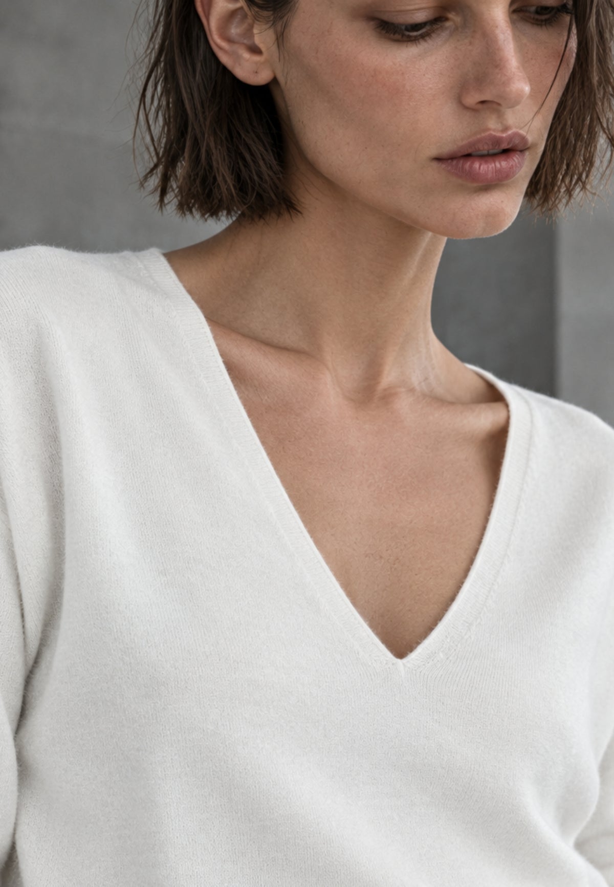 Strickpullover PURE EDGE aus Viskose-Mix