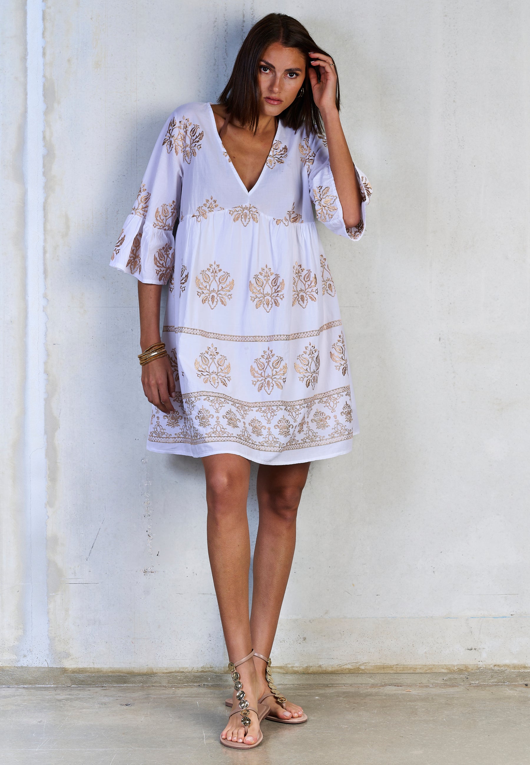 GOLDEN BLOOM DRESS