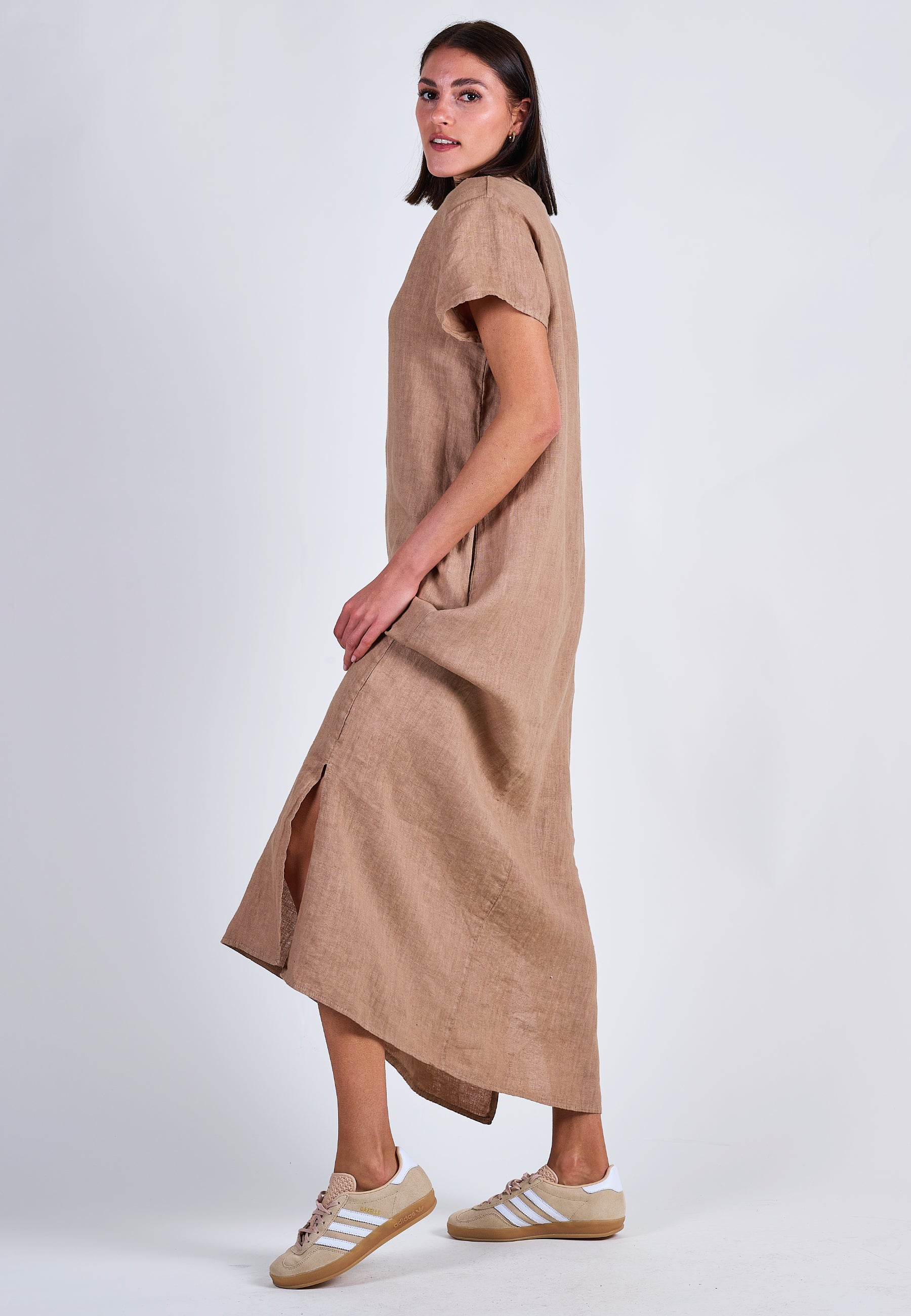 LINEN FLOW DRESS