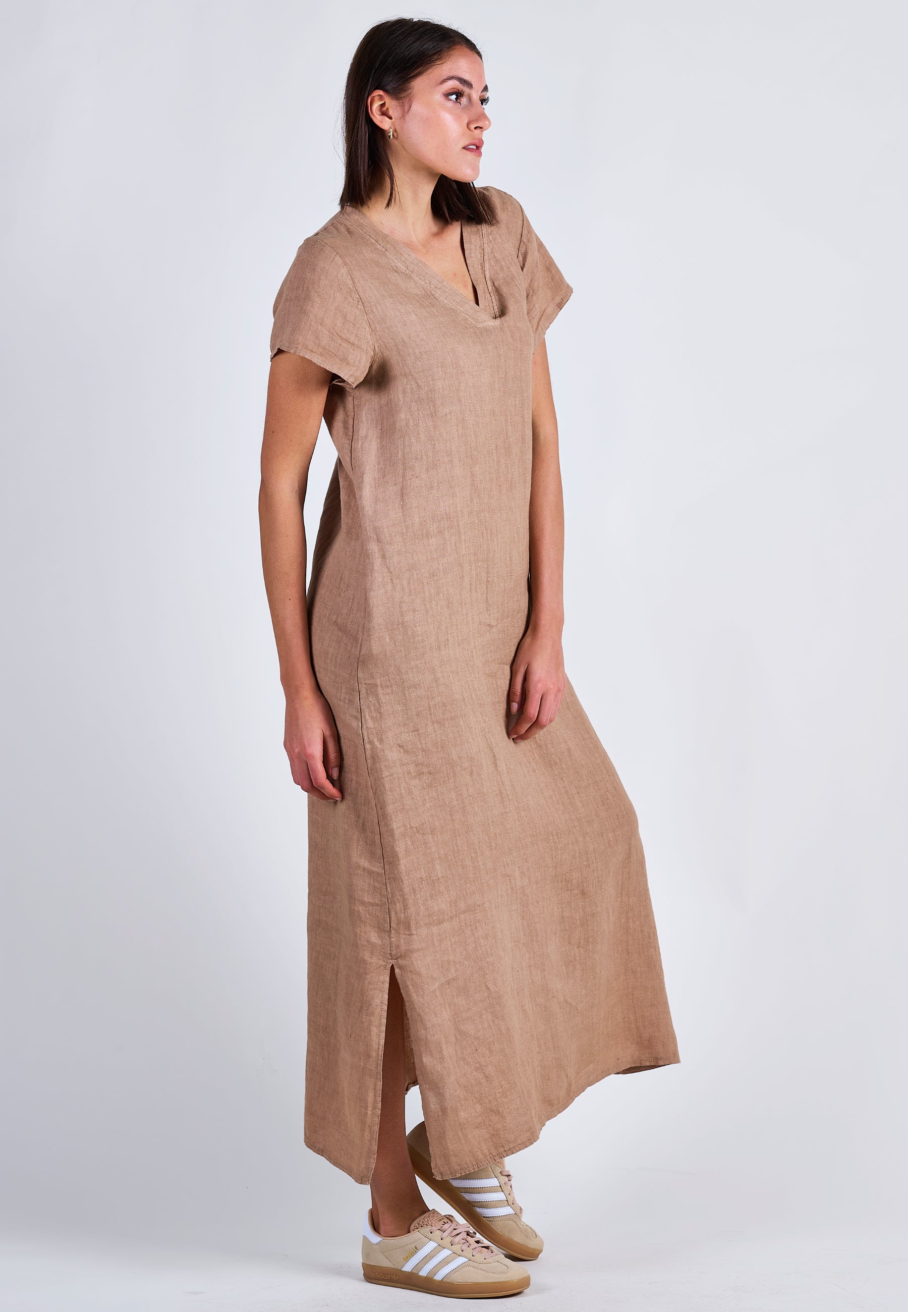 LINEN FLOW DRESS