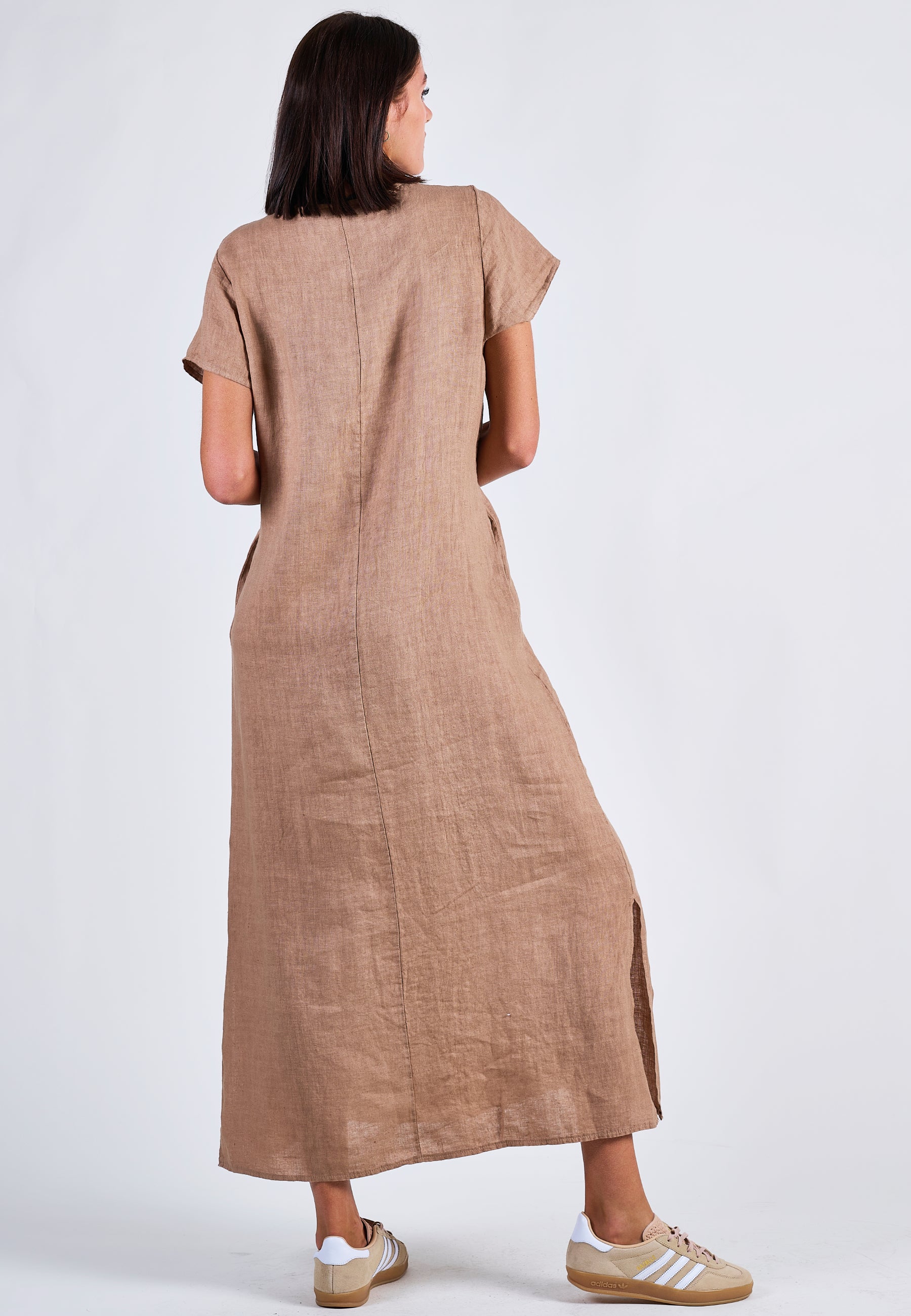 LINEN FLOW DRESS