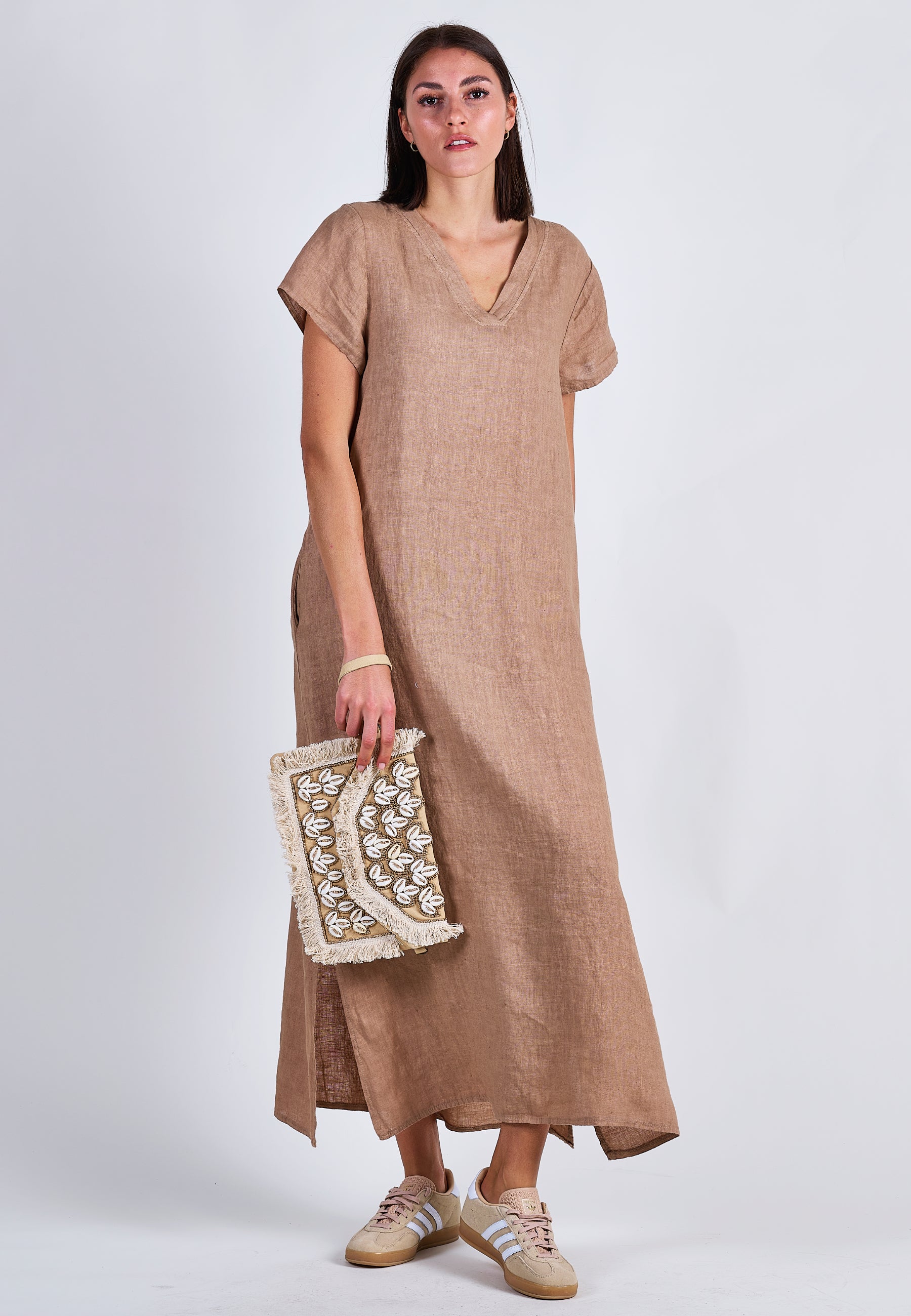 LINEN FLOW DRESS