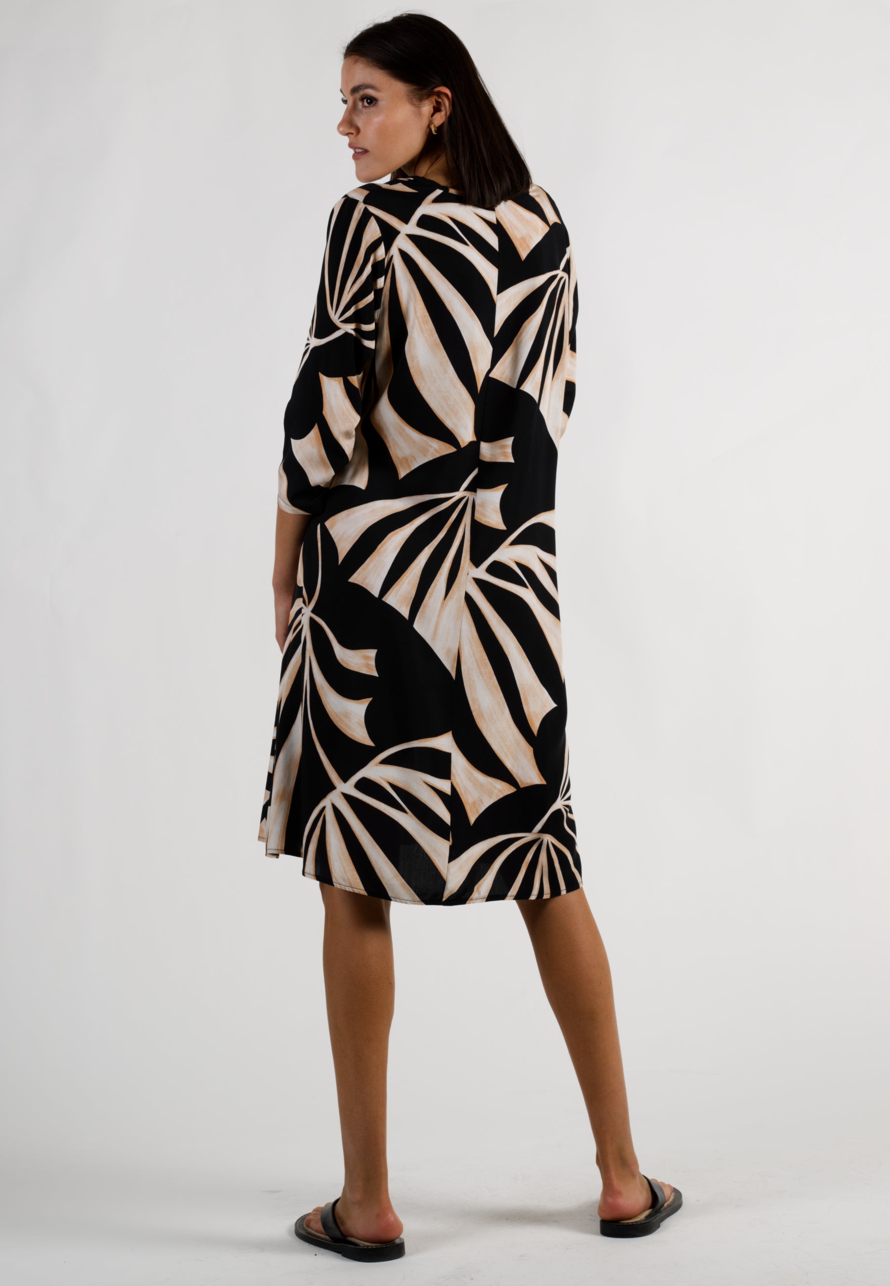 MIDI KLEID PALM BREEZE