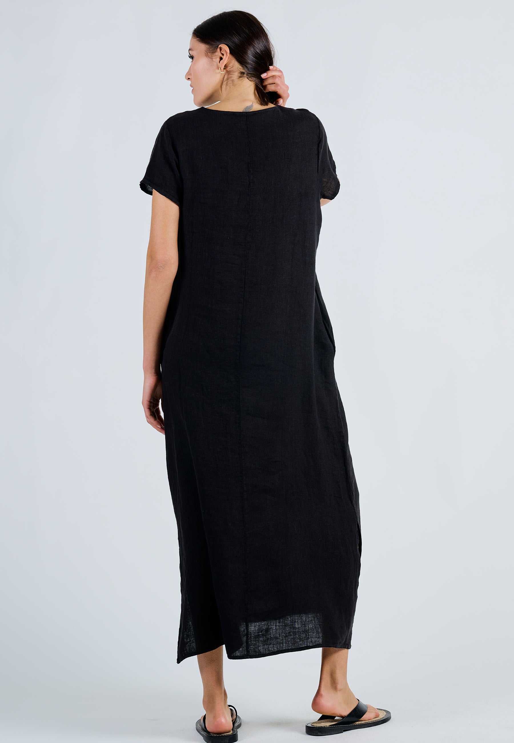 LINEN FLOW DRESS