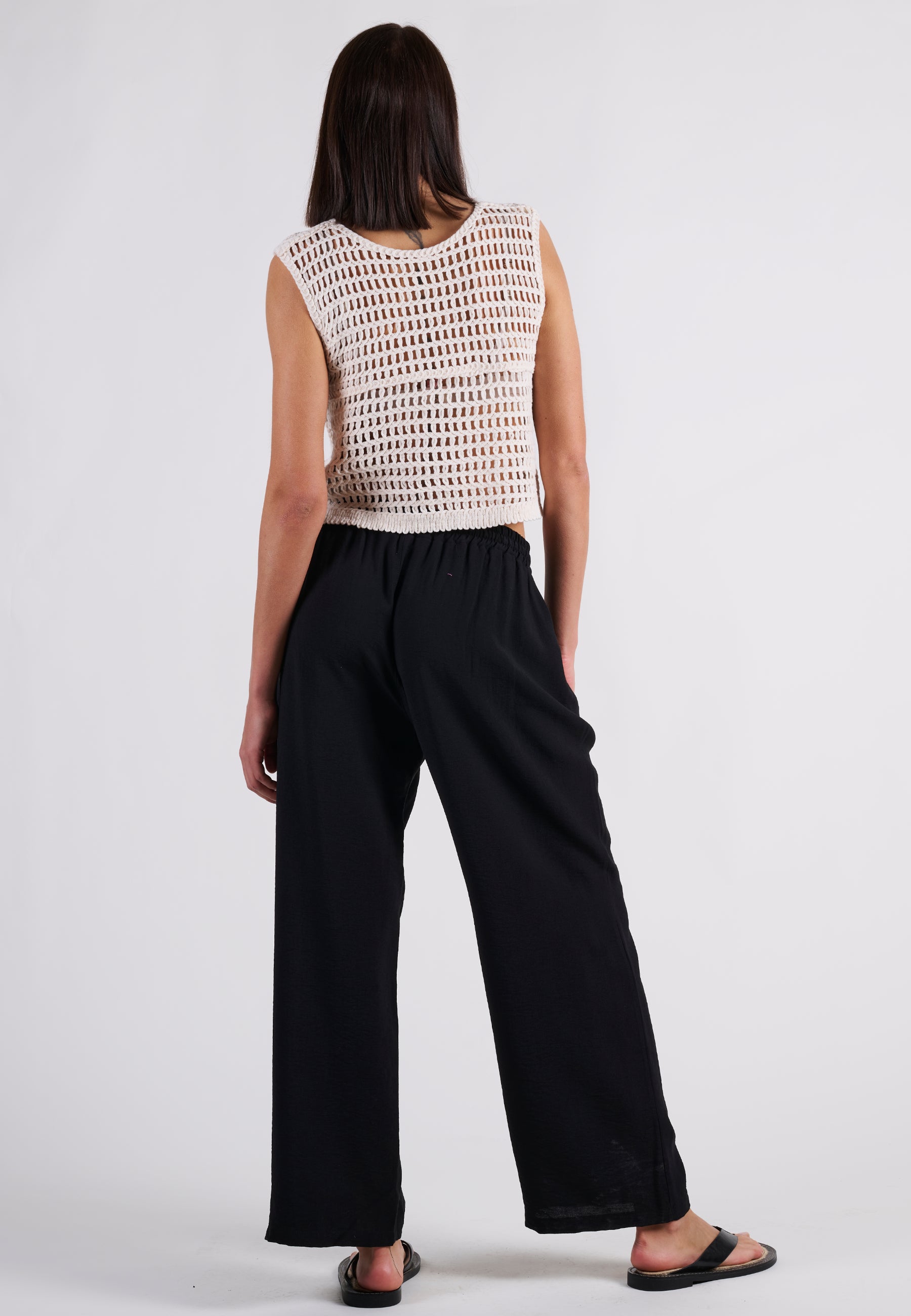 PANTS FLOWY WIDE LEG