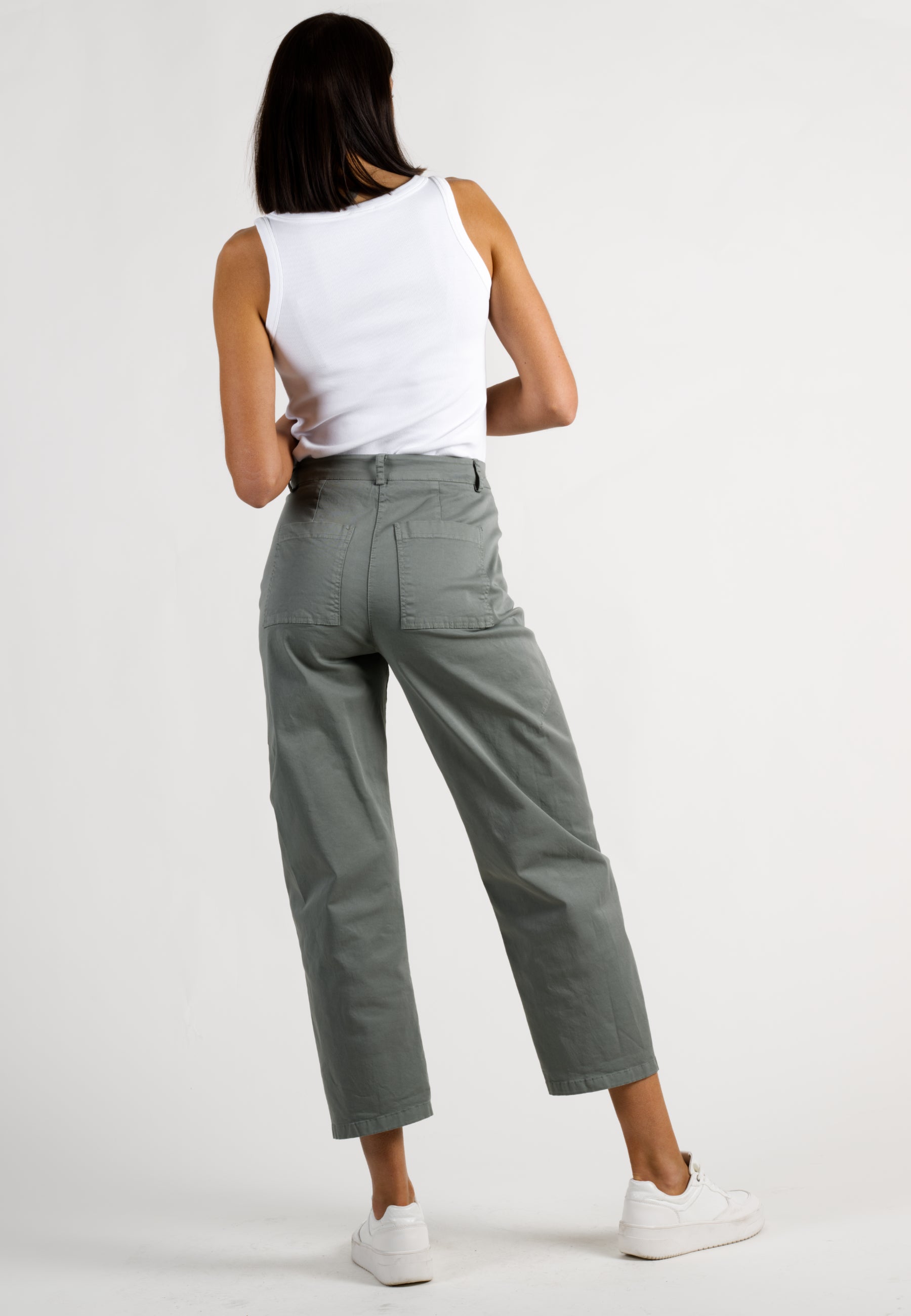 BARREL LEG PANTS