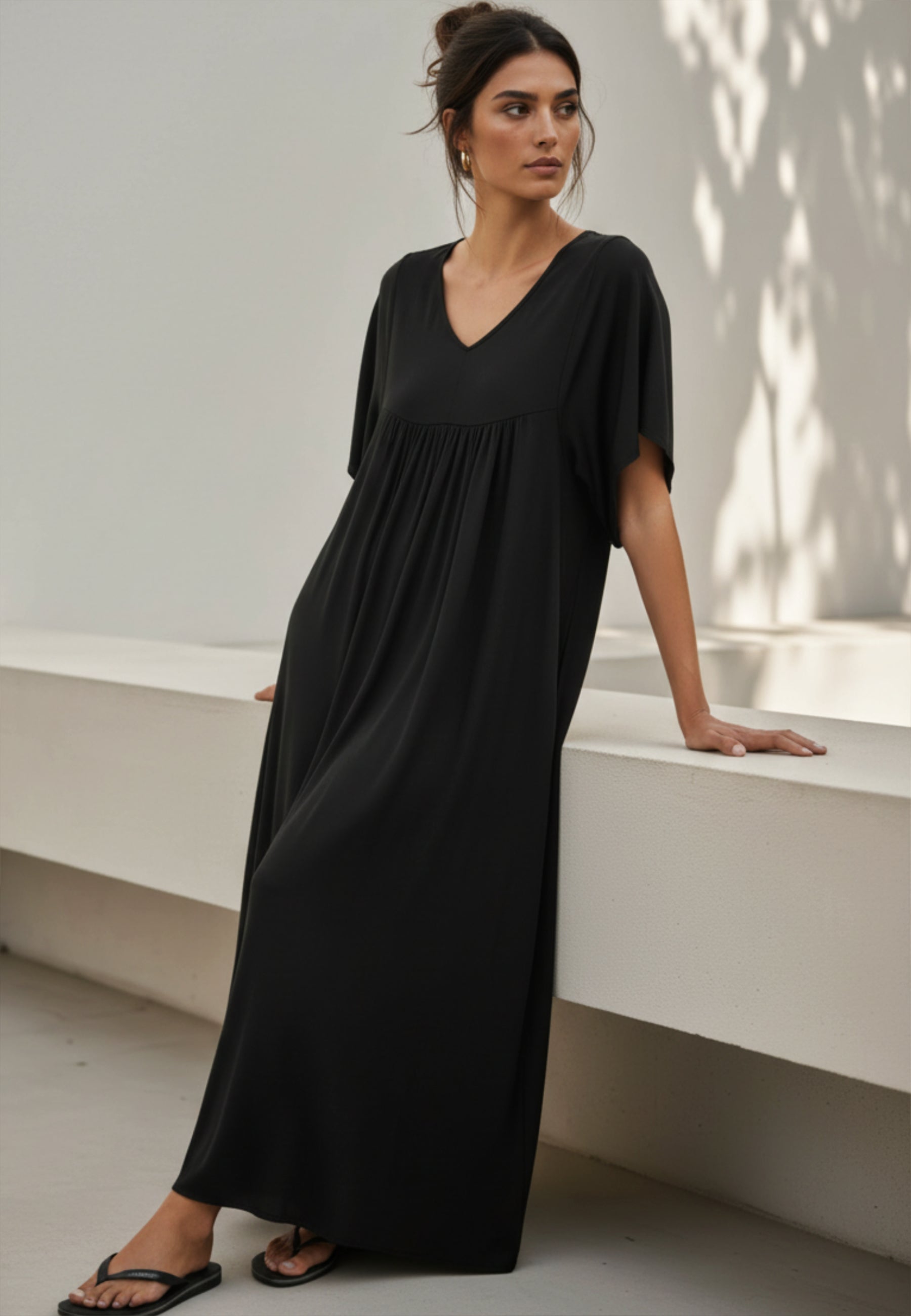 Maxikleid SOFT LINE aus Viskose