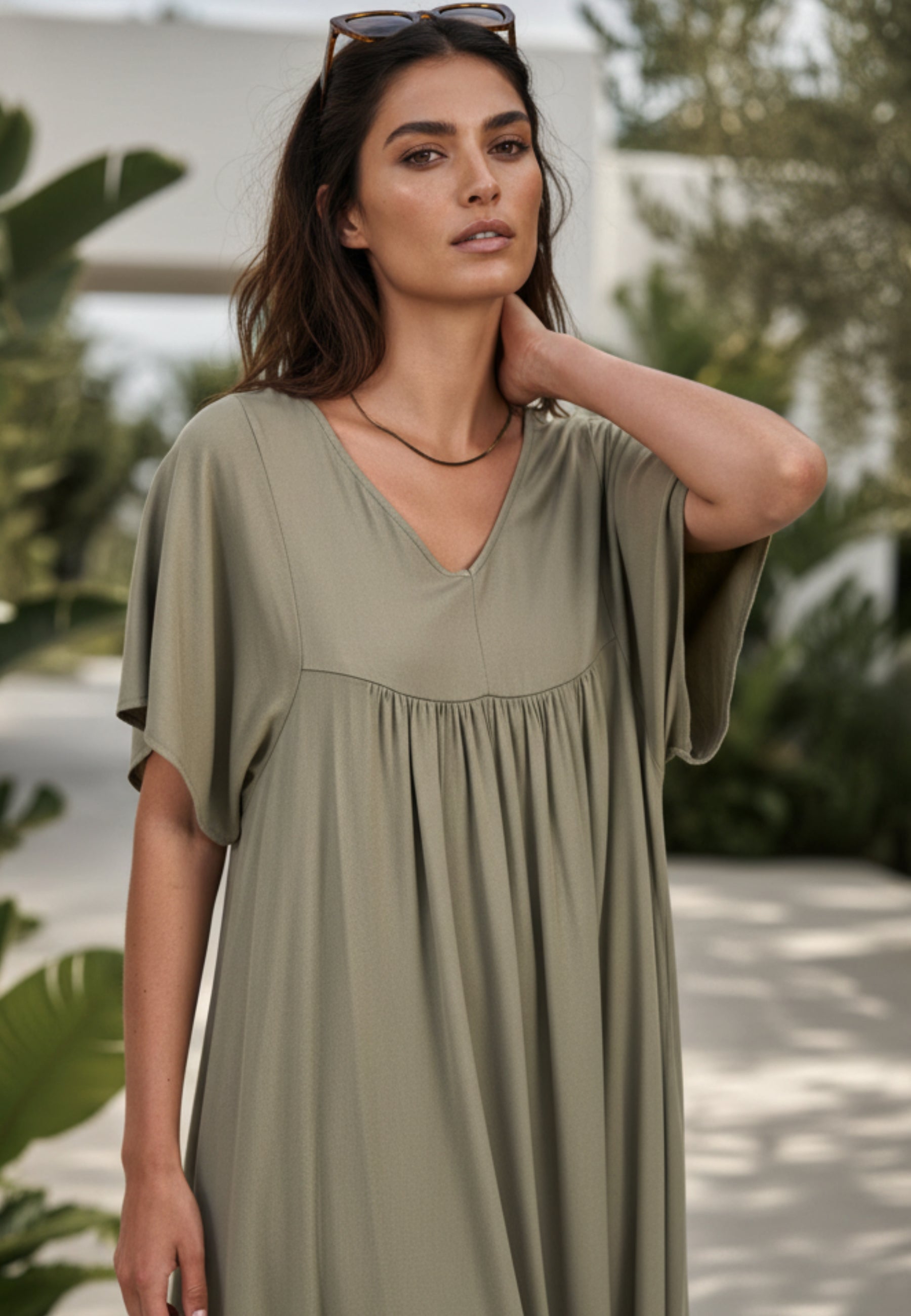 Maxikleid SOFT LINE aus Viskose