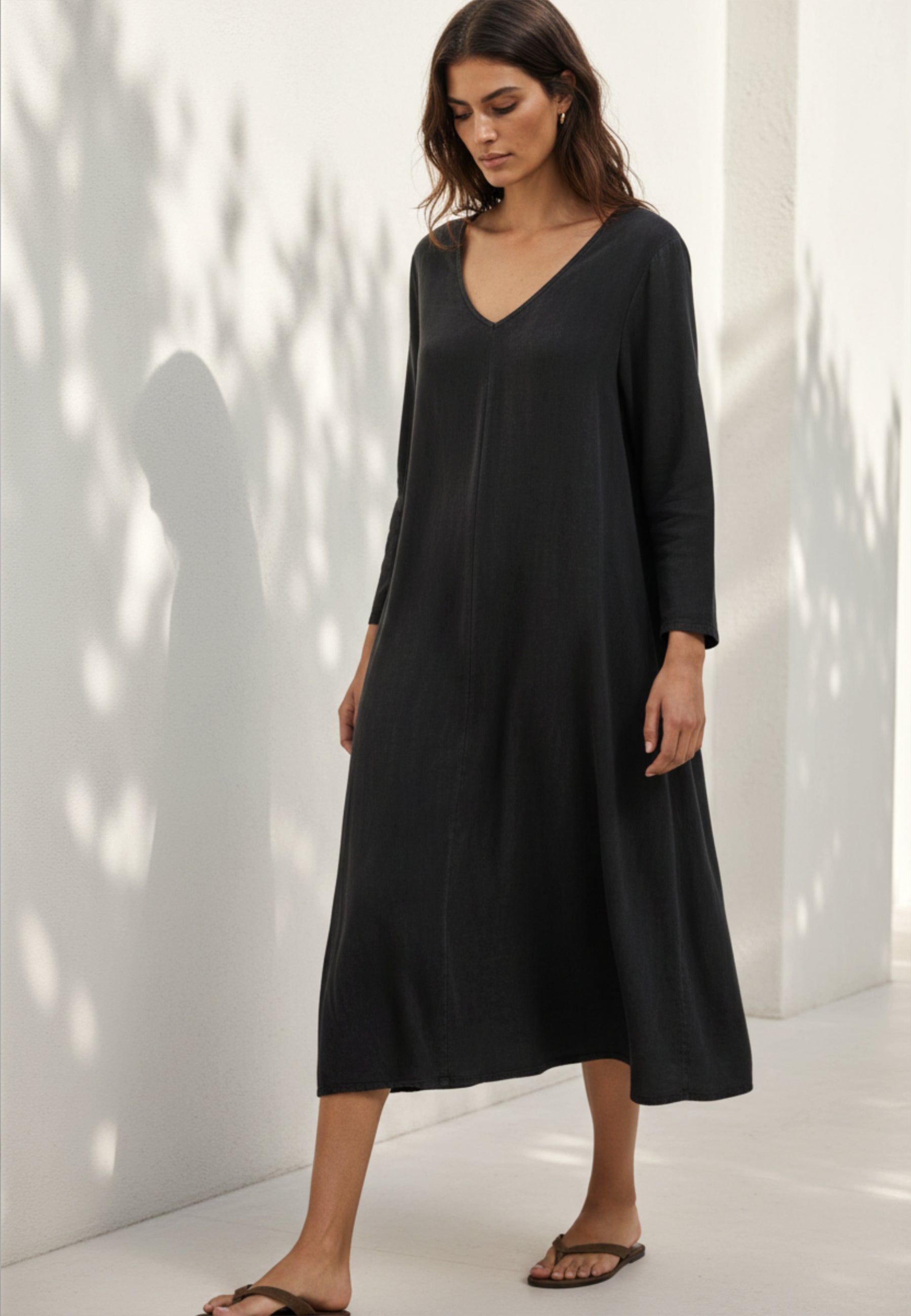 Midikleid MODERN MUSE aus Viskose