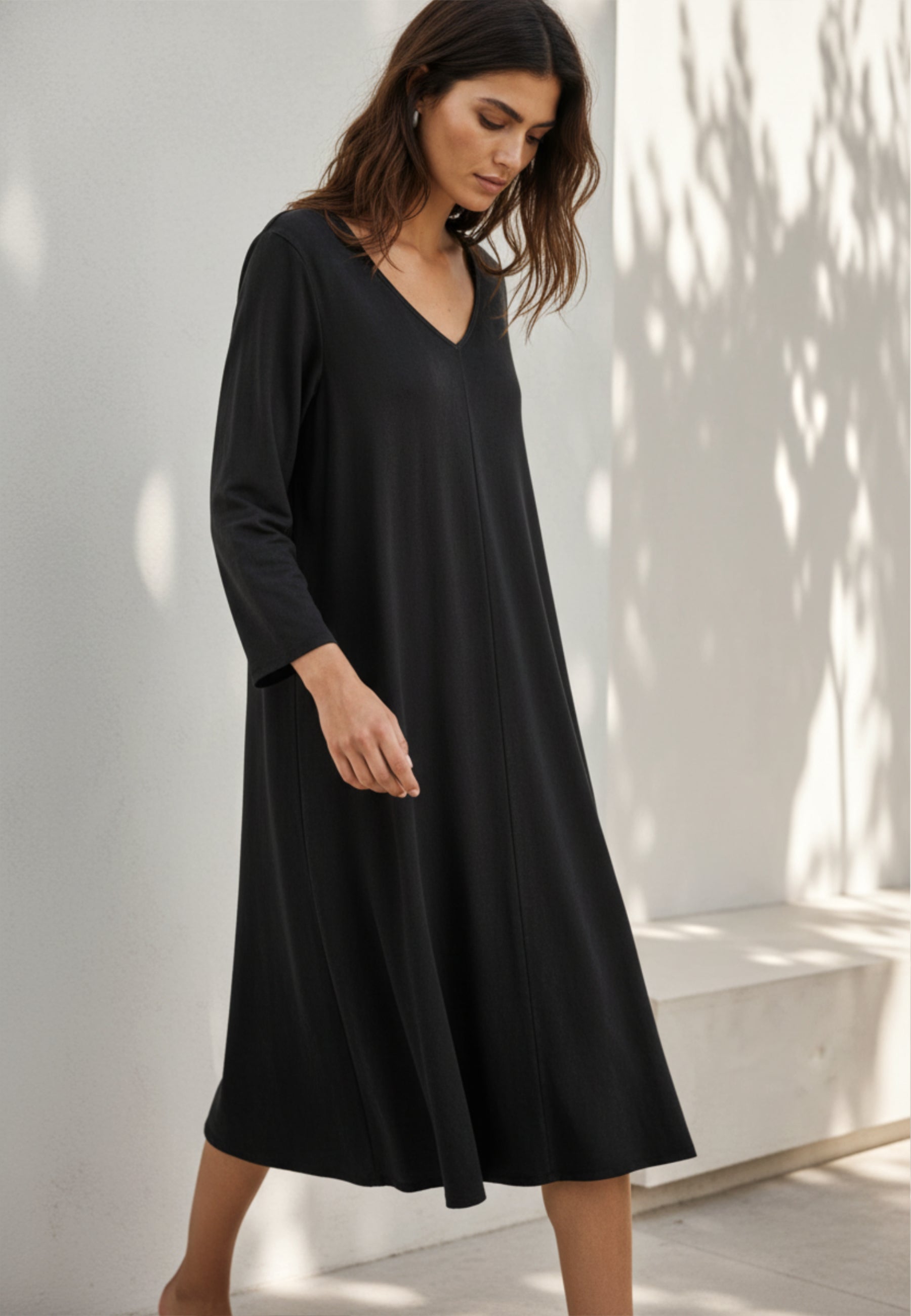 Midikleid MODERN MUSE aus Viskose