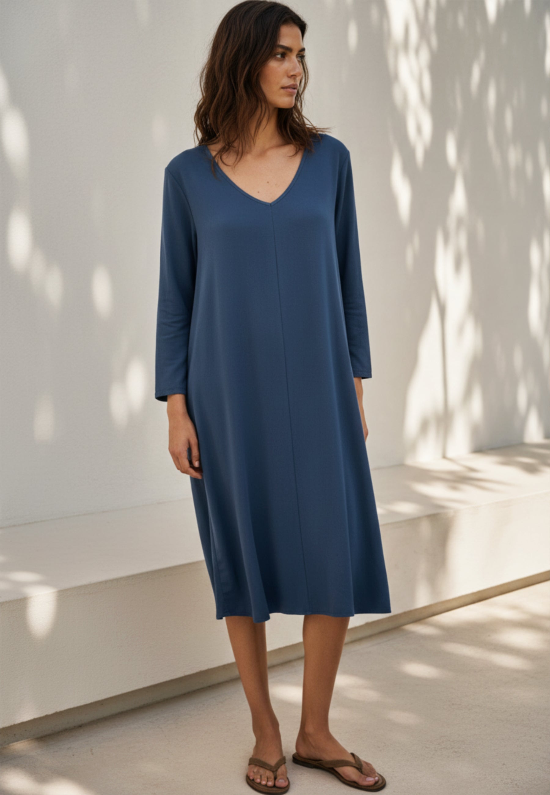 Midikleid MODERN MUSE aus Viskose