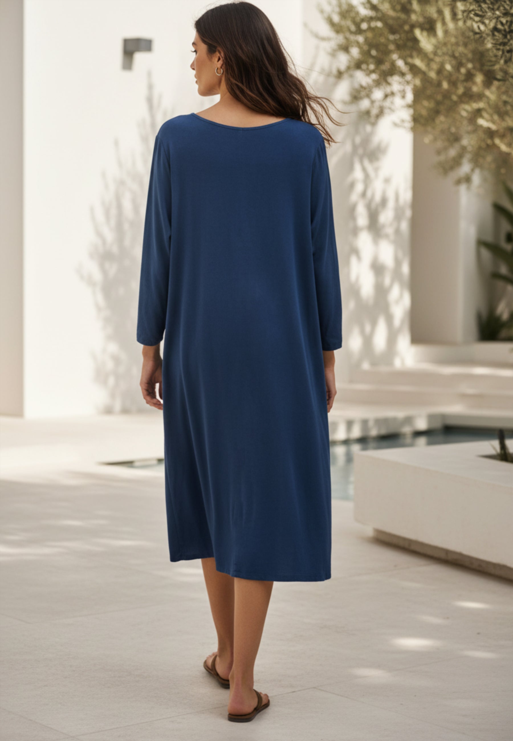 Midikleid MODERN MUSE aus Viskose