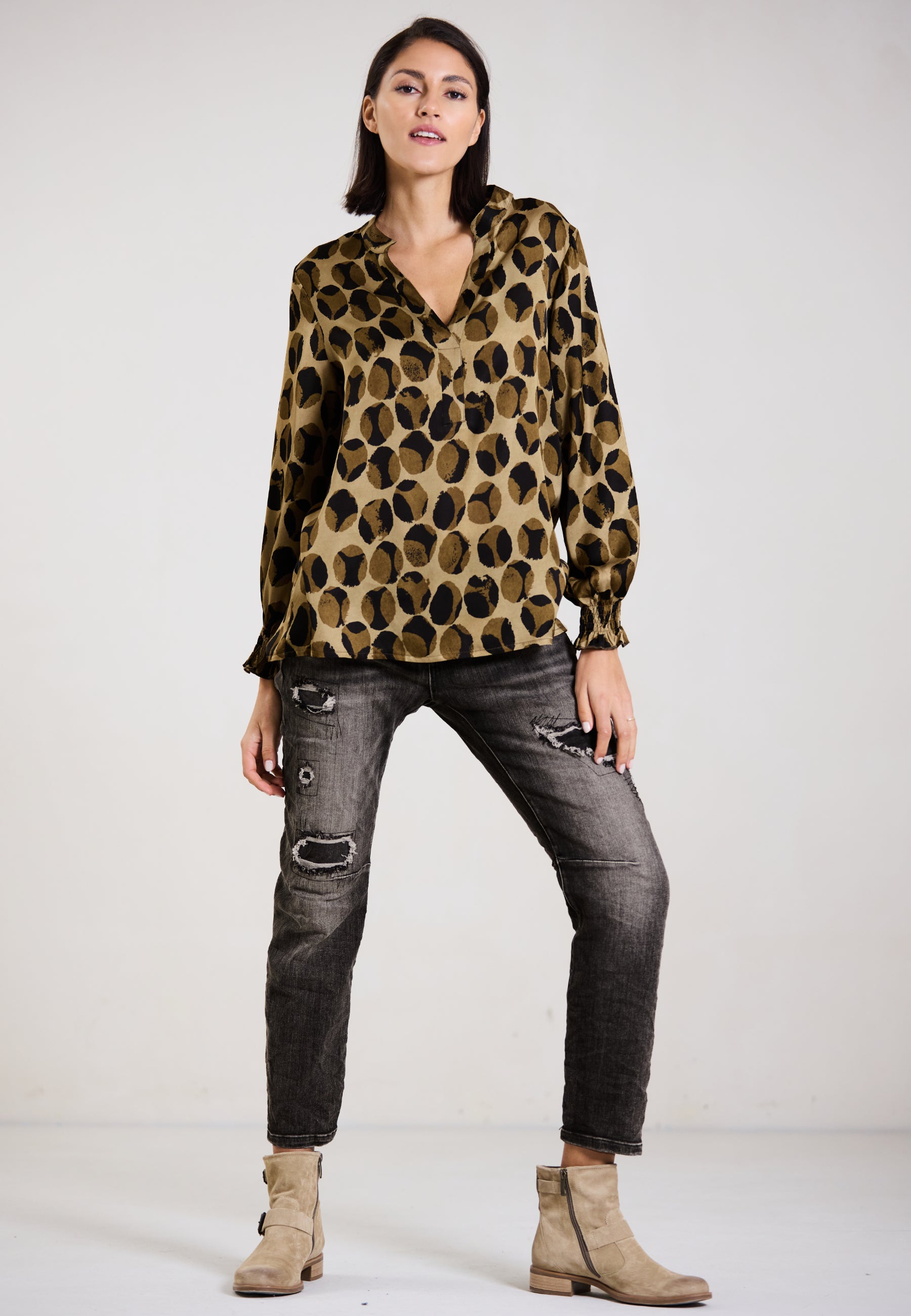 BLUSE WILD DOT