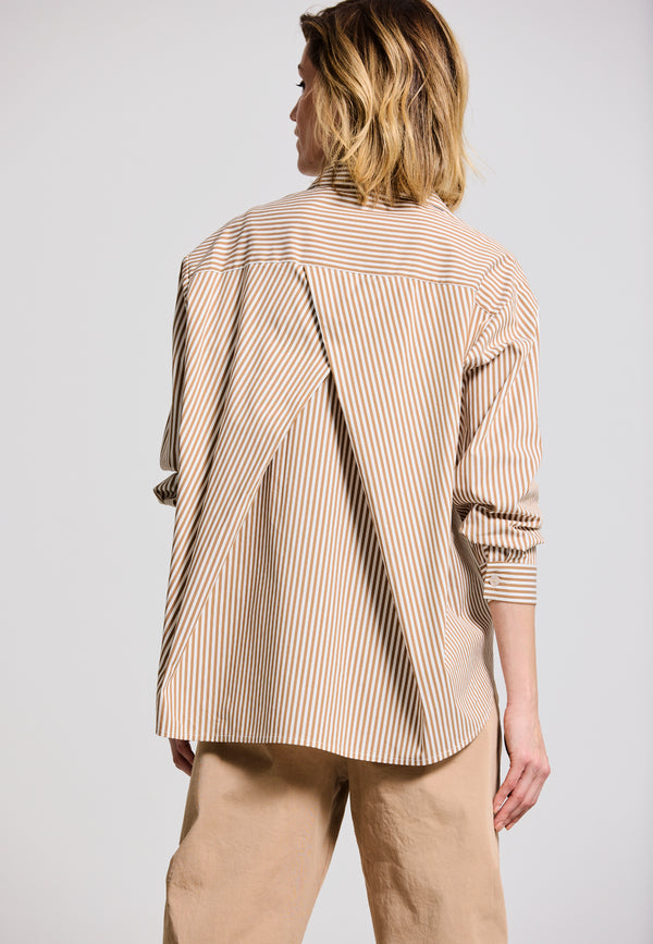SHS-307039/N TAUPE BLOUSE
