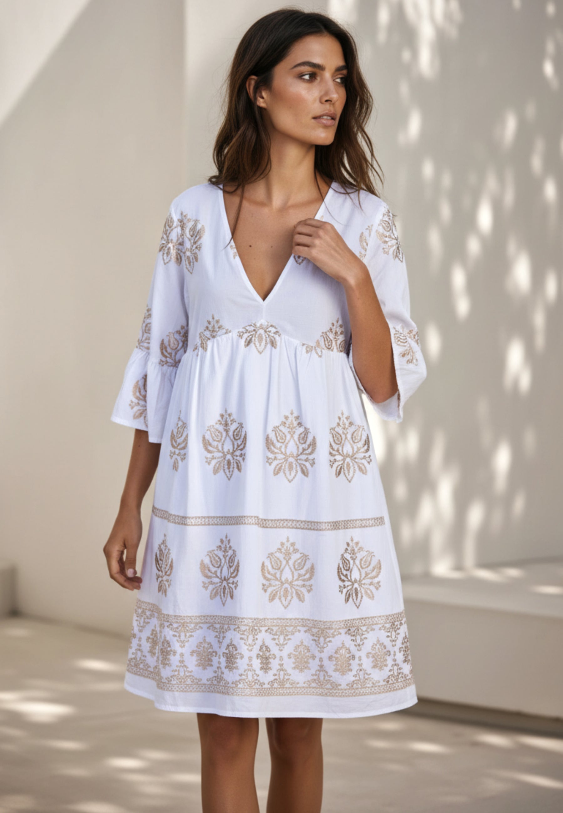 GOLDEN BLOOM DRESS